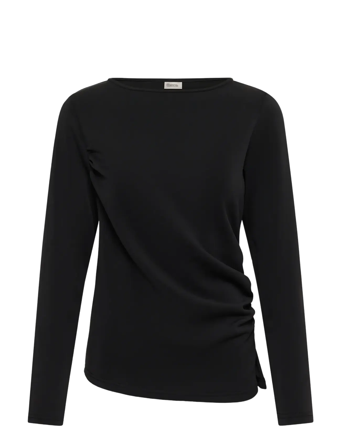 My Essential Wardrobe MWHelle Asymmetric Blouse - Tøj - BLACK / black