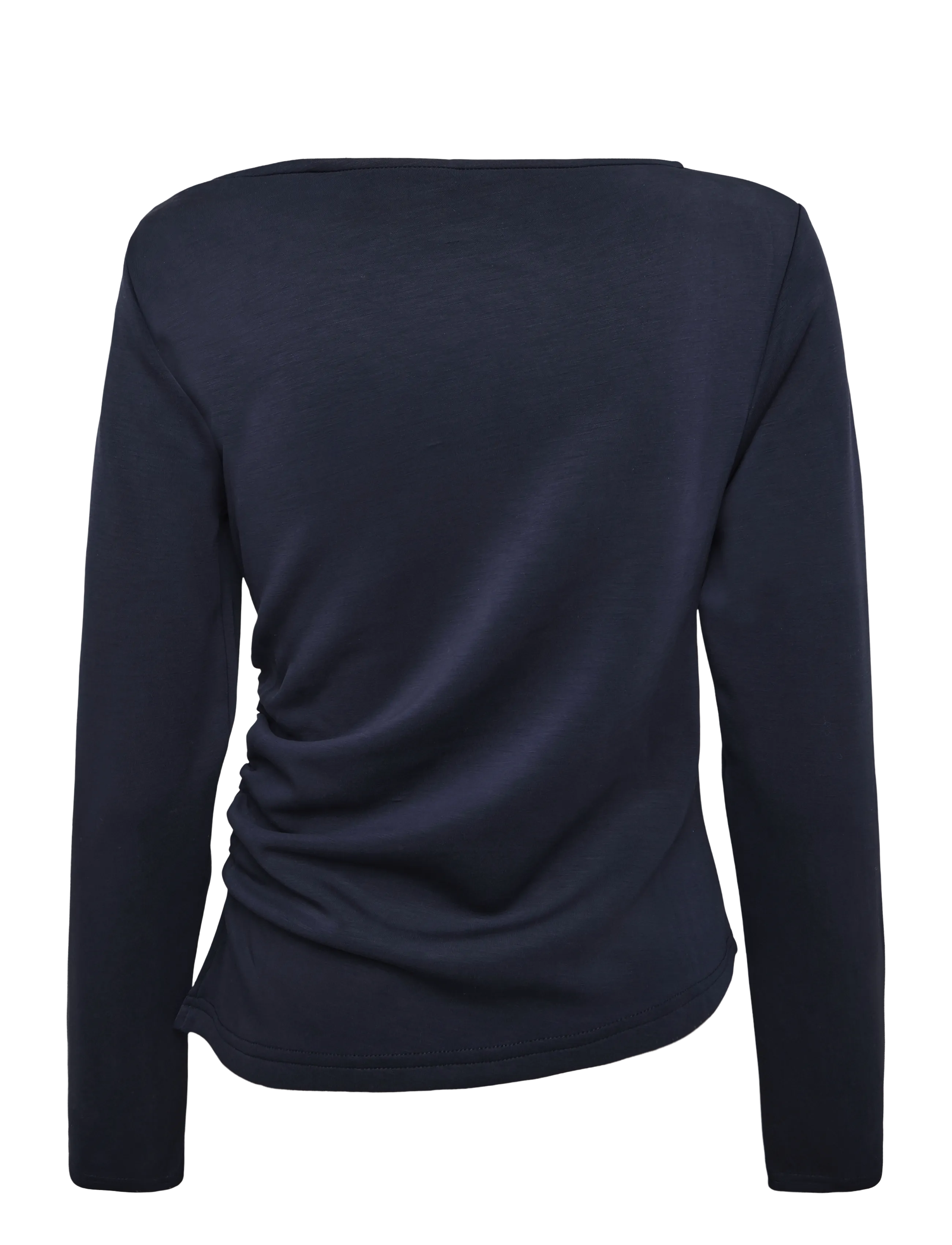 My Essential Wardrobe - MWHelle Asymmetric Blouse - langärmelige blusen - dark sapphire blue - 1