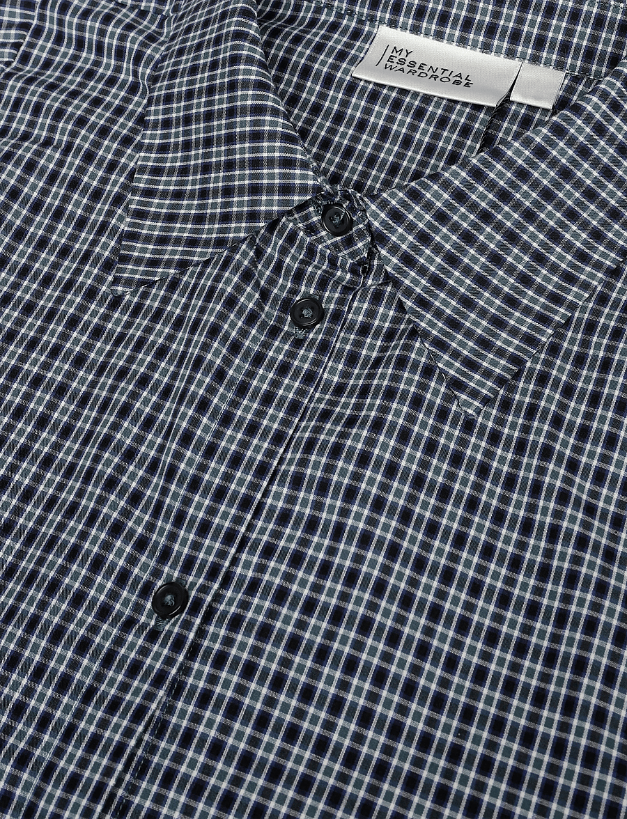 My Essential Wardrobe - MWIlse Balloon Sleeve Shirt - langärmlige hemden - douglas green check - 2