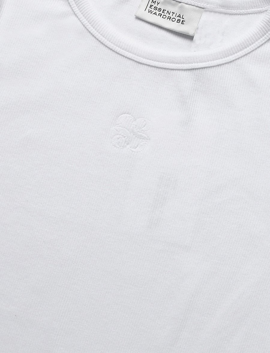 My Essential Wardrobe - MWMandy Blouse 2.0 - t-shirts - bright white - 2