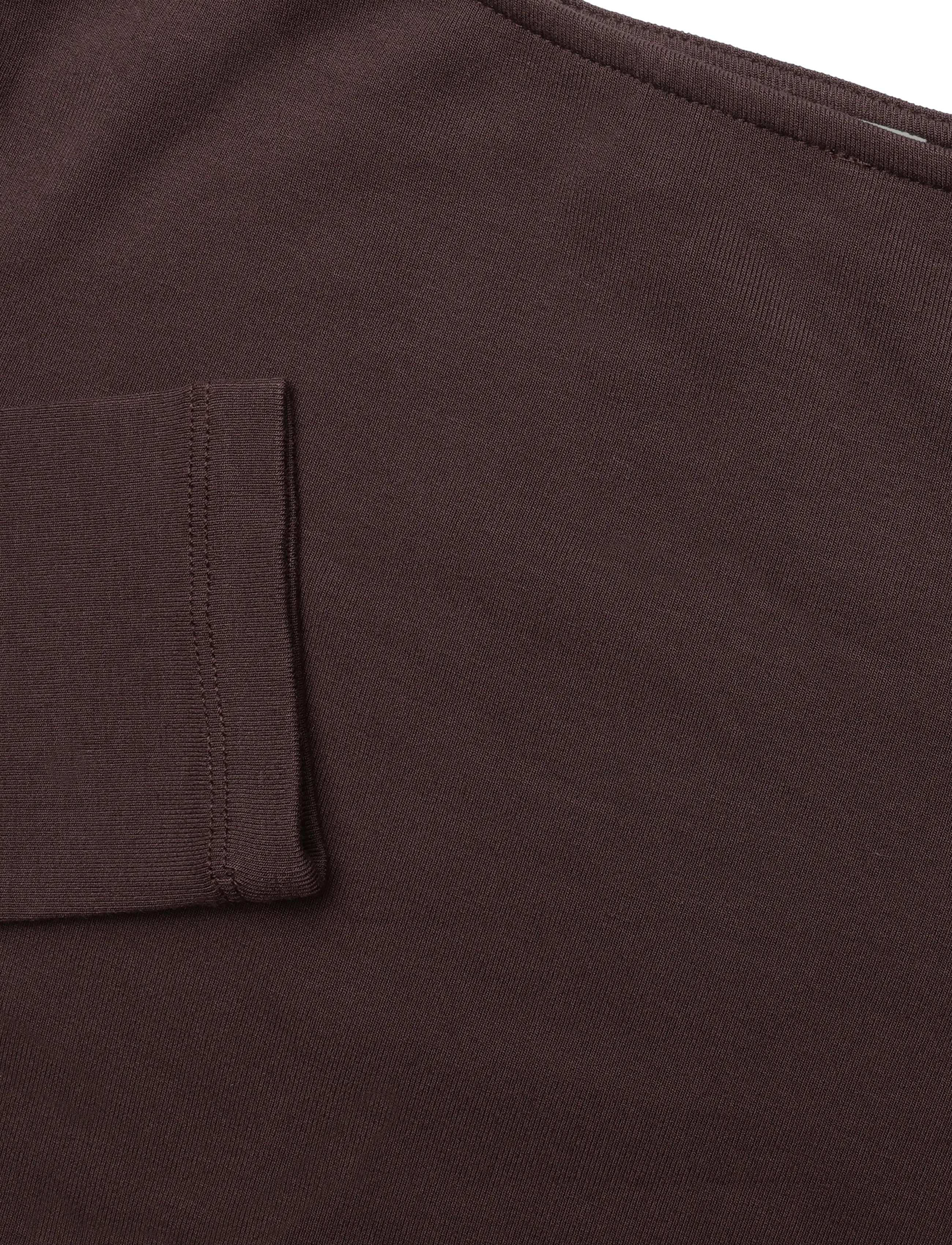 My Essential Wardrobe - MWNupti Asymmetric Blouse - dark brown - 2
