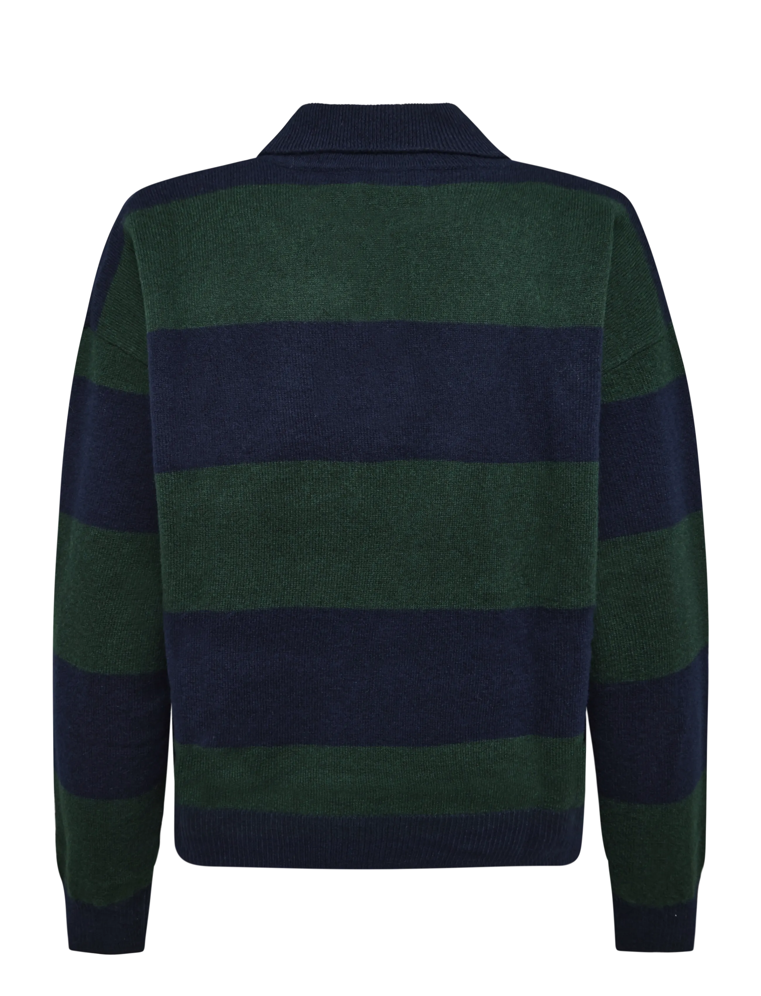 My Essential Wardrobe - MWJola Knit Polo Pullover - kampsunid - douglas w. navy stripe - 1