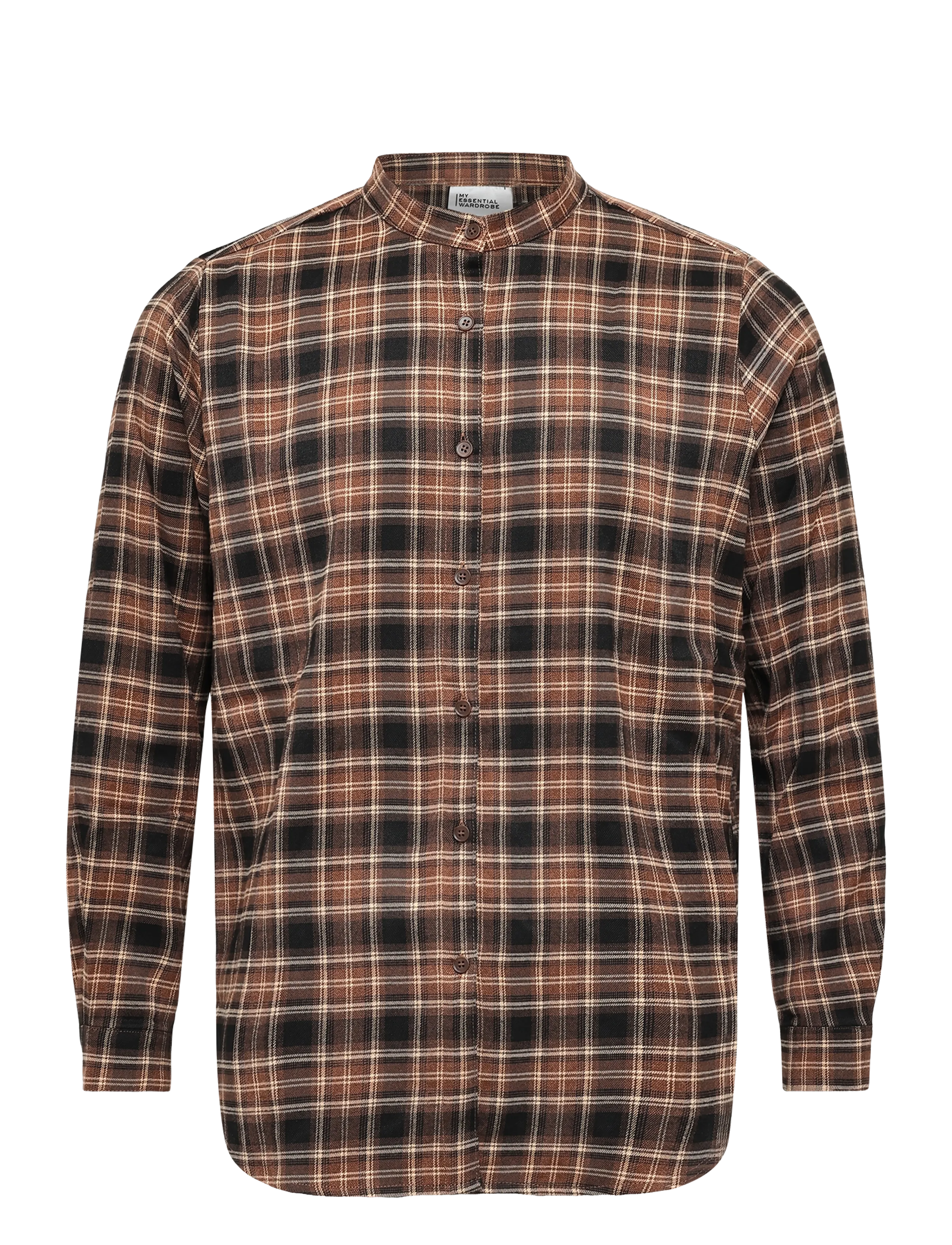 My Essential Wardrobe MWMateo Shirt - My Essential Wardrobe - BISON CHECK / brown