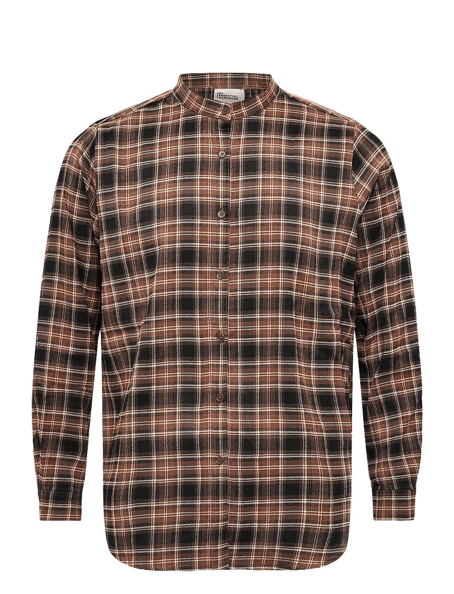 My Essential Wardrobe - MWMateo Shirt - pikkade varrukatega särgid - bison check - 0