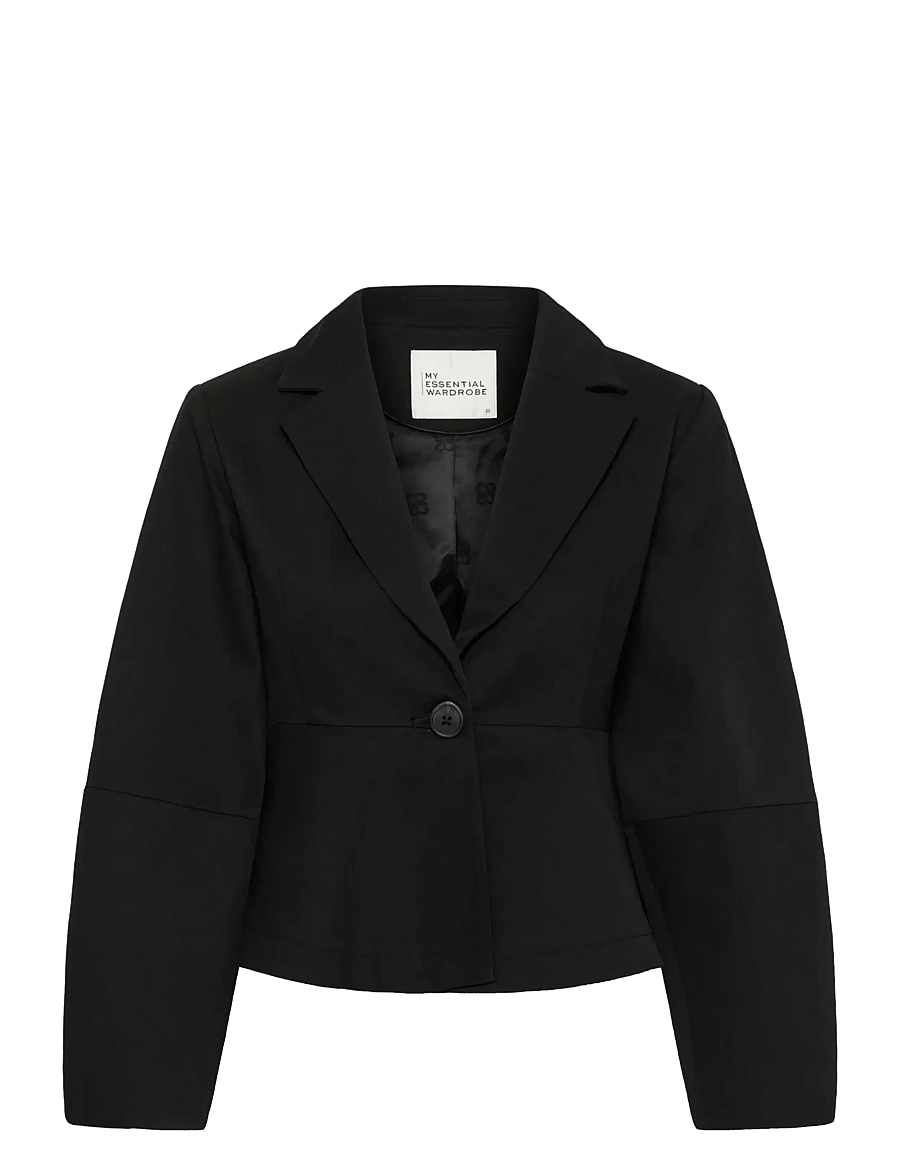 My Essential Wardrobe - MWEvie Shaped Blazer - korte blazere - black - 0