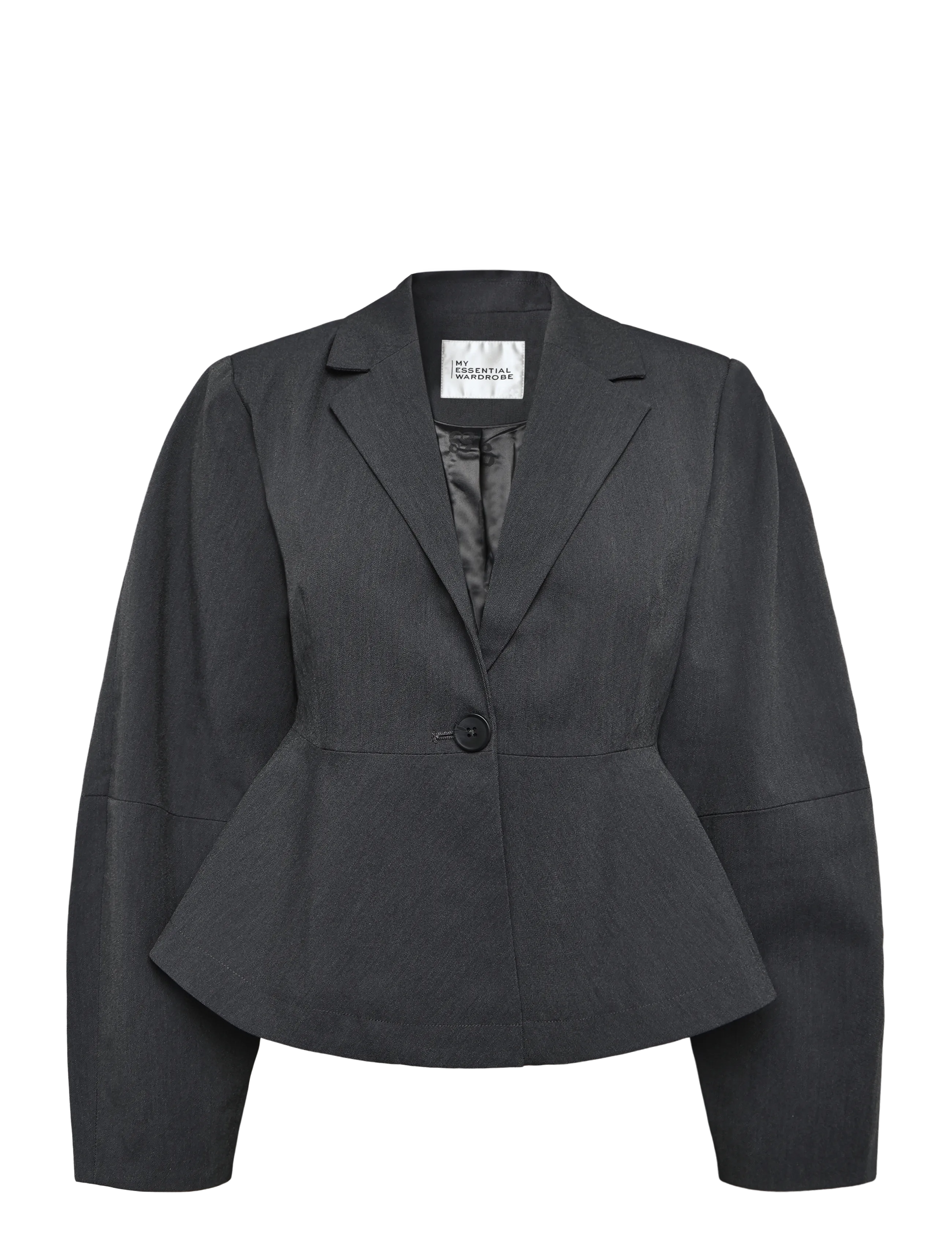 My Essential Wardrobe MWEvie Shaped Blazer - My Essential Wardrobe - DARK GREY MELANGE / grey