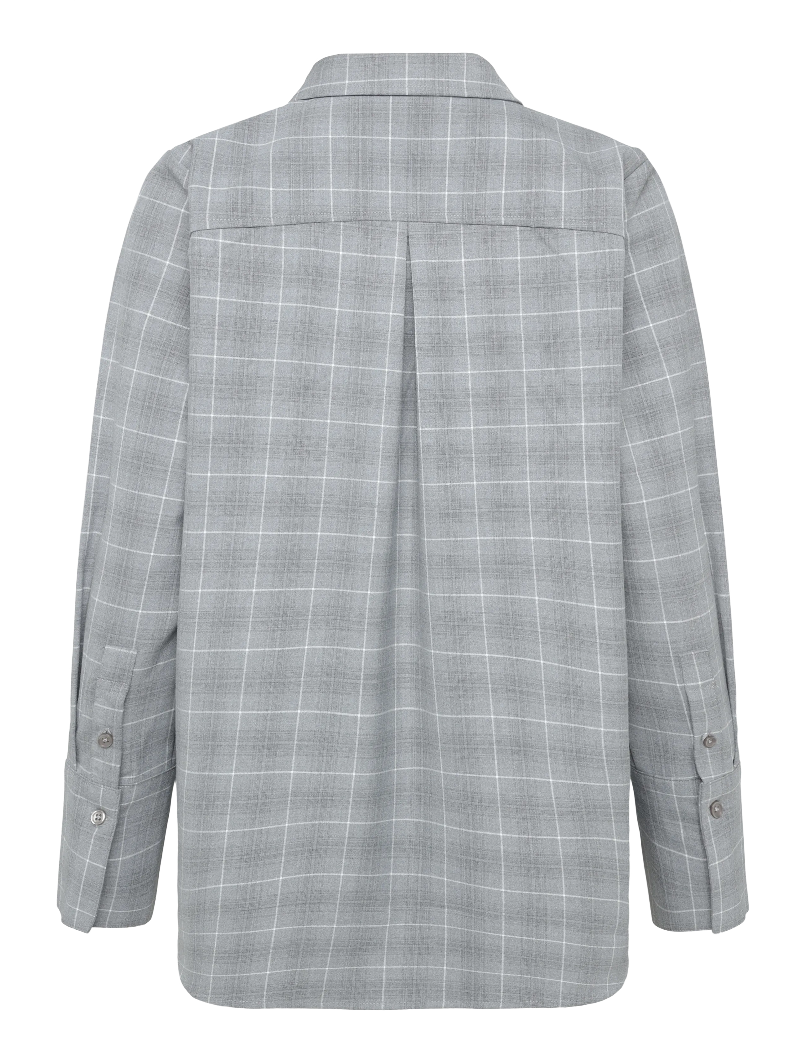 My Essential Wardrobe - MWAda Vitta Shirt - light grey check - 1