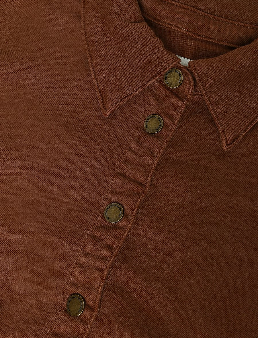 My Essential Wardrobe - MWLinn Sofia 149 Shirt - pikkade varrukatega särgid - bison - 2