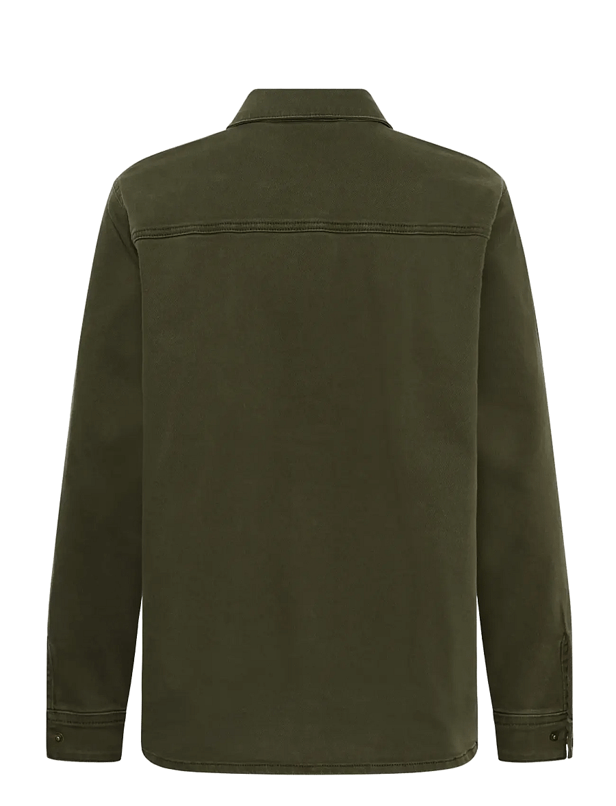 My Essential Wardrobe - MWLinn Sofia 149 Shirt - langærmede skjorter - olive night - 1