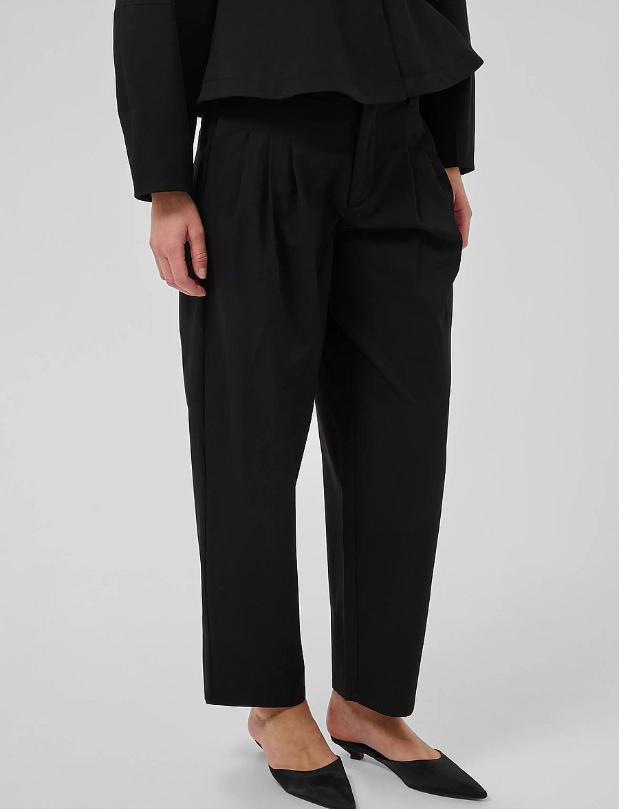My Essential Wardrobe - MWEvie Barrel Pant - barrelbyxor - black - 2