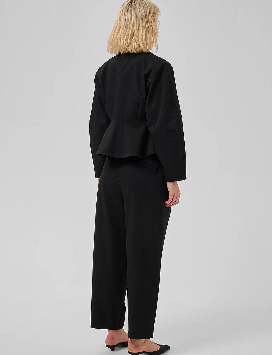 My Essential Wardrobe - MWEvie Barrel Pant - barrelbyxor - black - 4