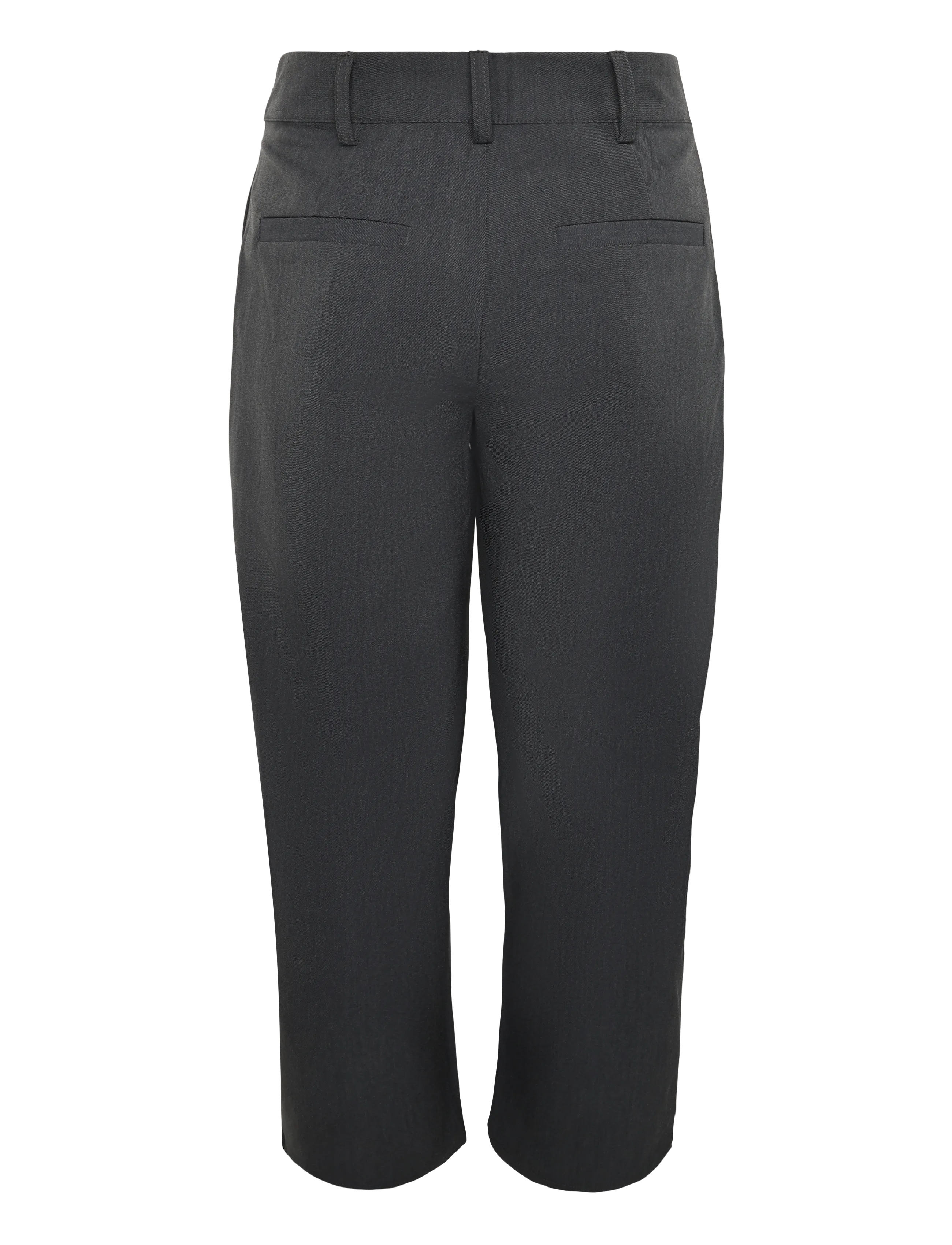 My Essential Wardrobe - MWEvie Barrel Pant - hosen mit geradem bein - dark grey melange - 1