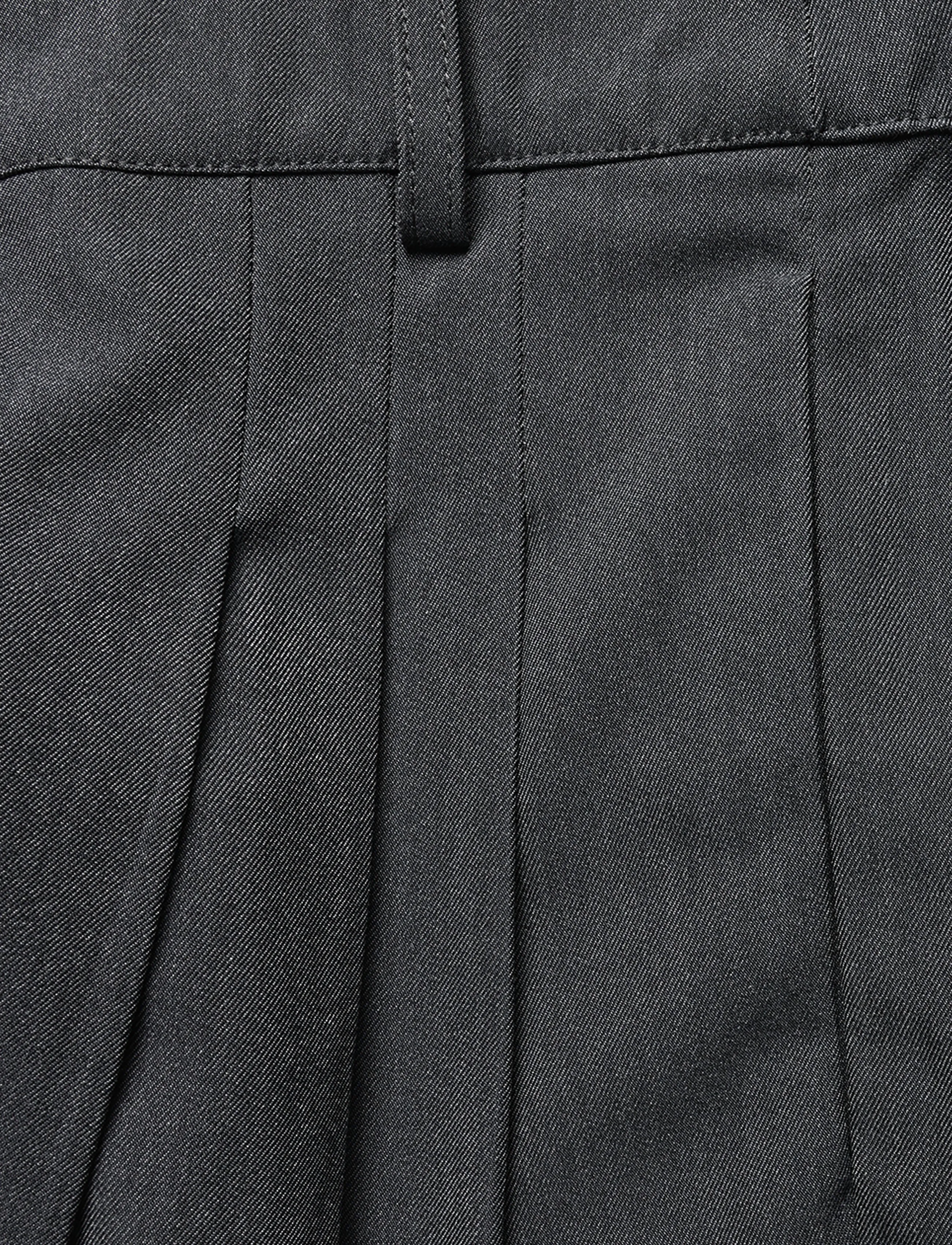 My Essential Wardrobe - MWEvie Barrel Pant - hosen mit geradem bein - dark grey melange - 2