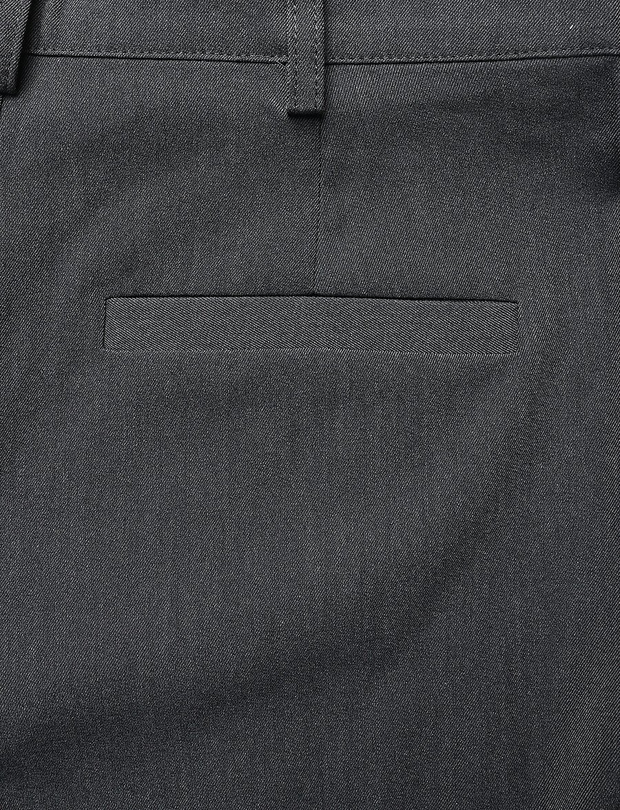 My Essential Wardrobe - MWEvie Barrel Pant - hosen mit geradem bein - dark grey melange - 4