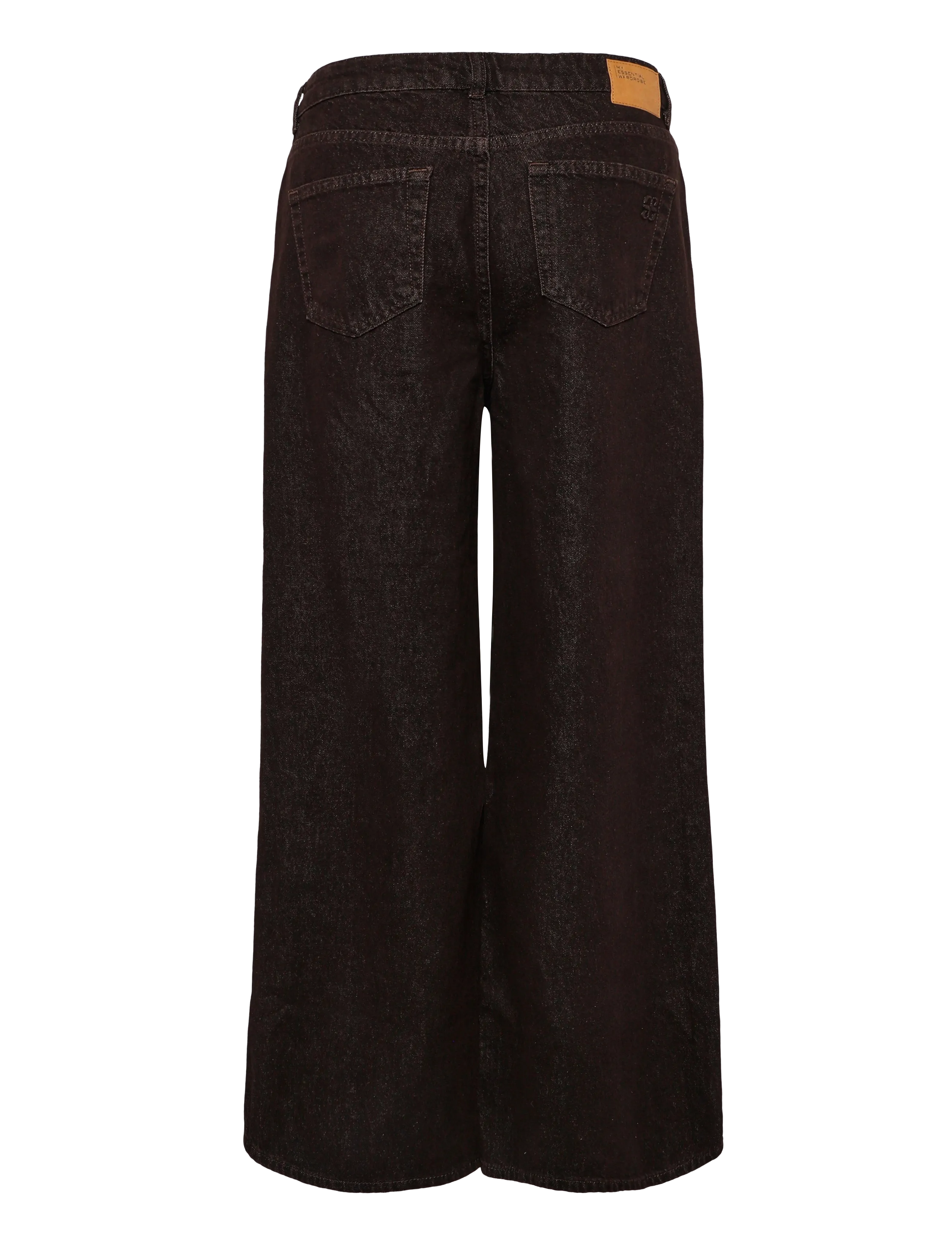 My Essential Wardrobe - Jeans Wide MWAva 188 - hosen mit weitem bein - dark brown wash - 1