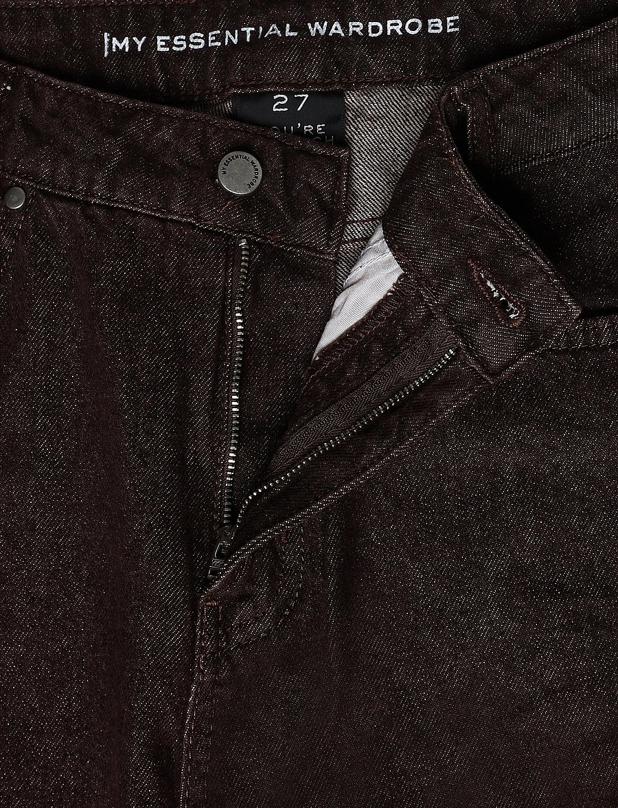 My Essential Wardrobe - Jeans Wide MWAva 188 - hosen mit weitem bein - dark brown wash - 2