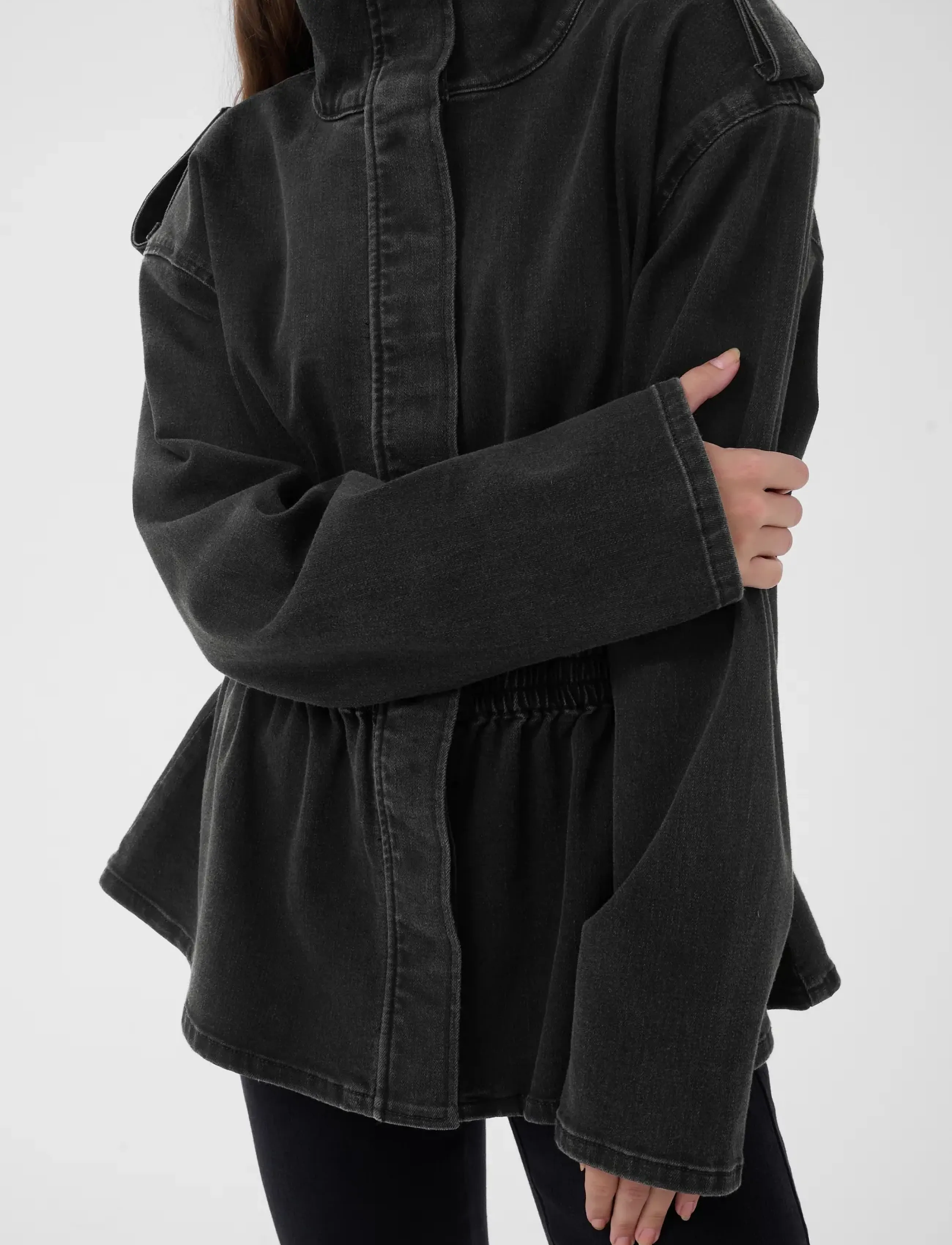 My Essential Wardrobe - Denim Jacket MWElodie 170 - denimjakker - black wash - 5