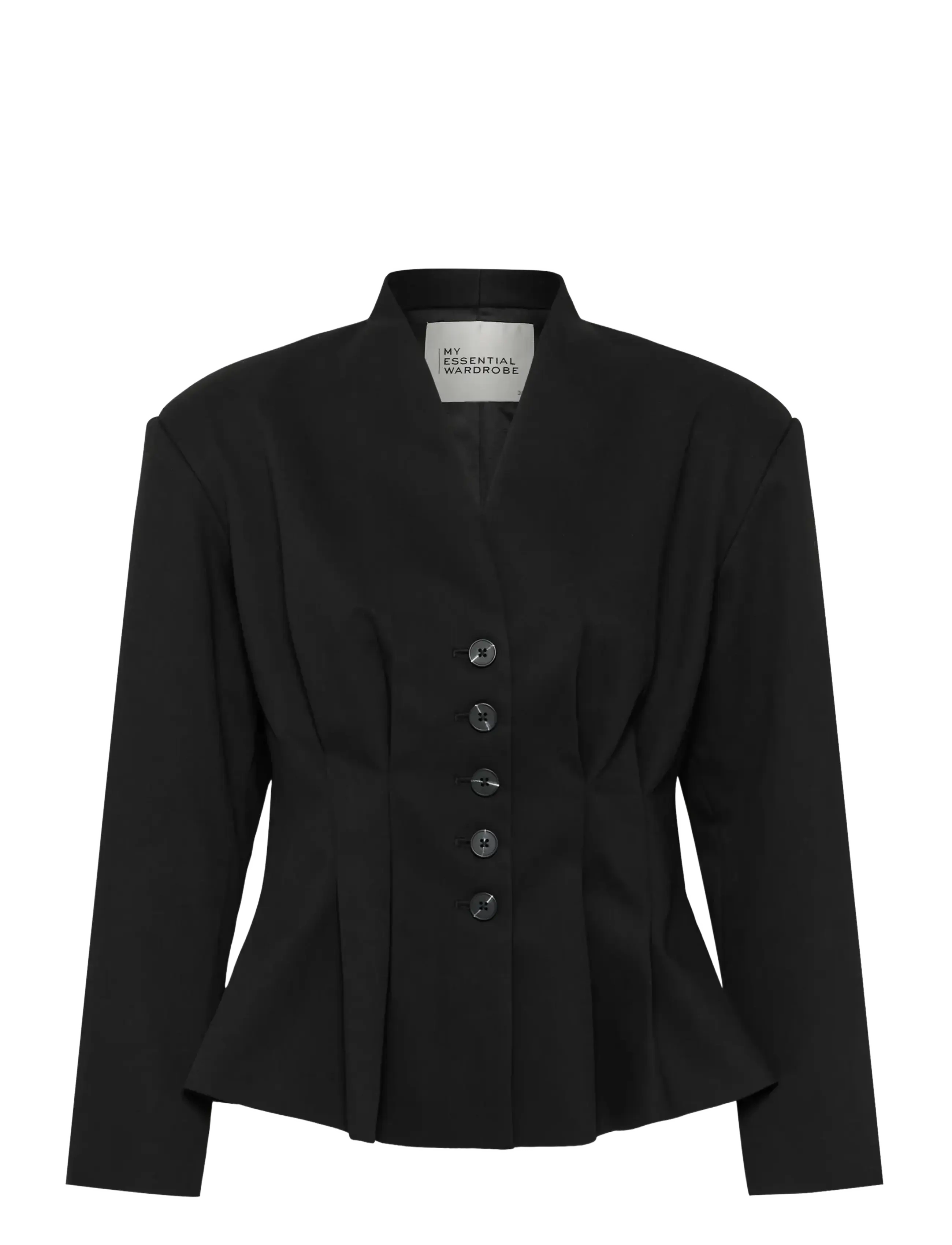 My Essential Wardrobe MWEvelina Shaped Blazer - Blazere - BLACK / black