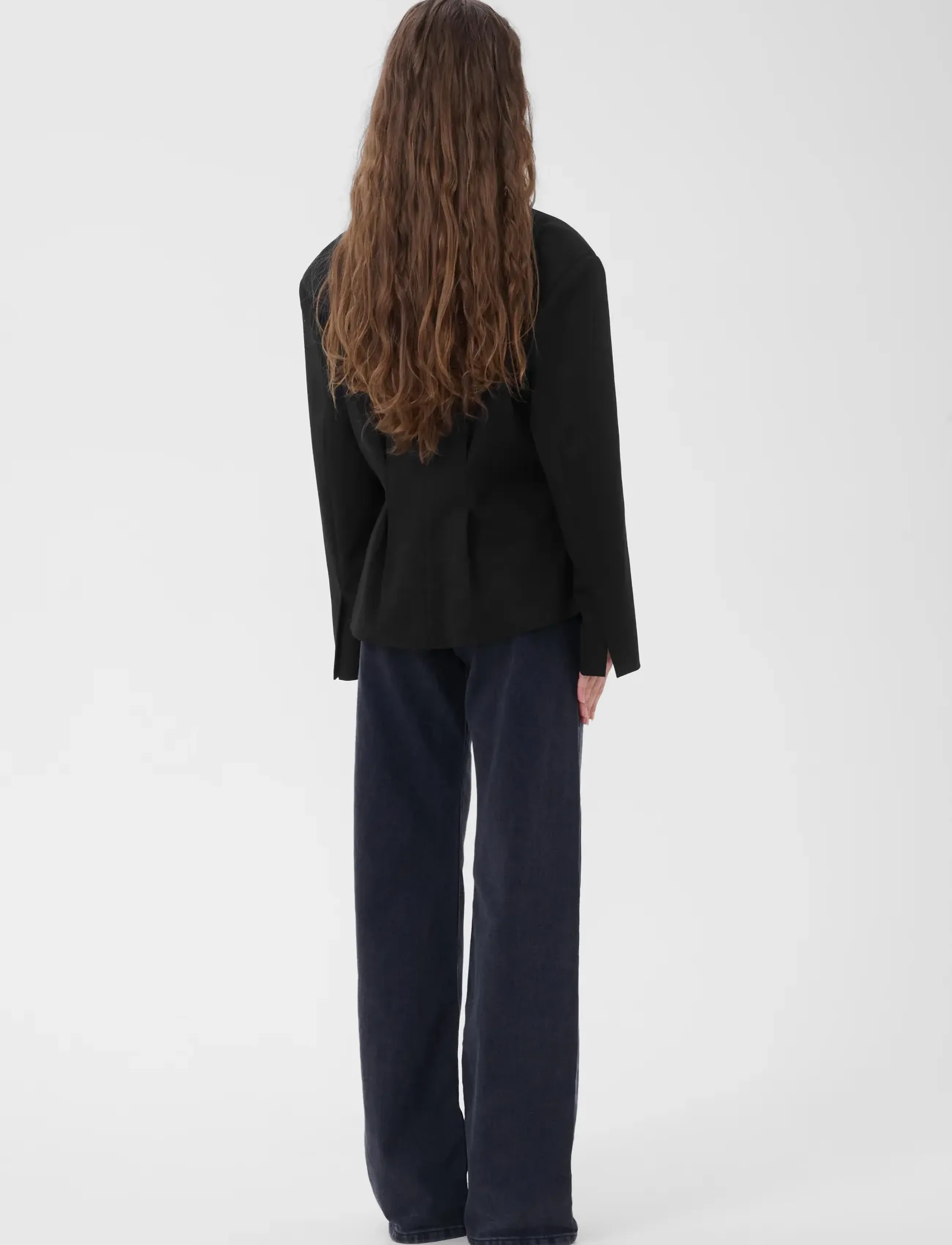 My Essential Wardrobe - MWEvelina Shaped Blazer - korte blazere - black - 4