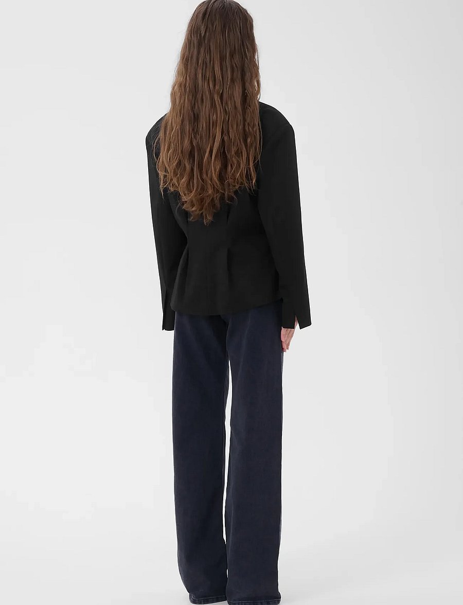 My Essential Wardrobe - MWEvelina Shaped Blazer - korte blazere - black - 4