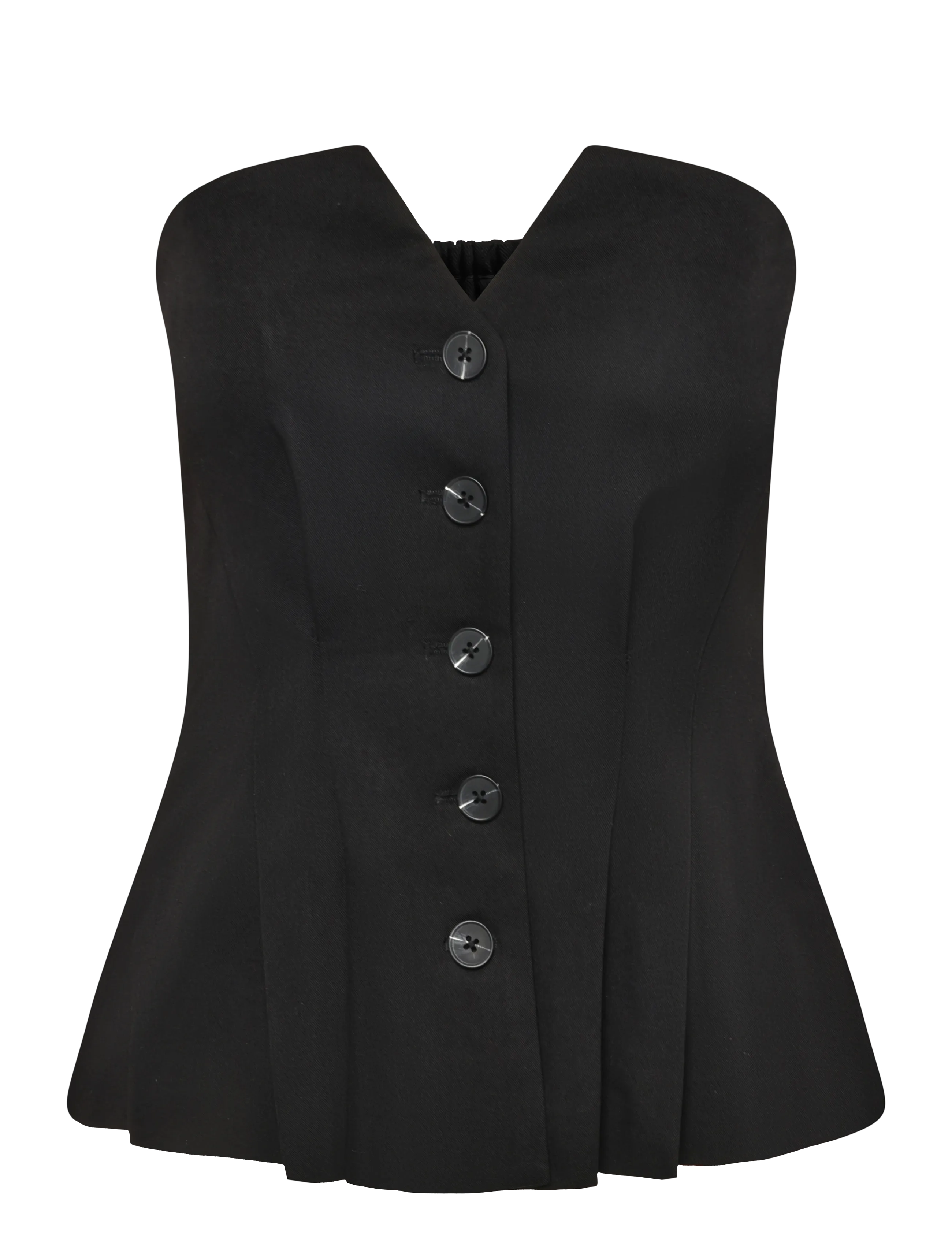 My Essential Wardrobe MWEvelina Shaped Top - Blusen - BLACK / black