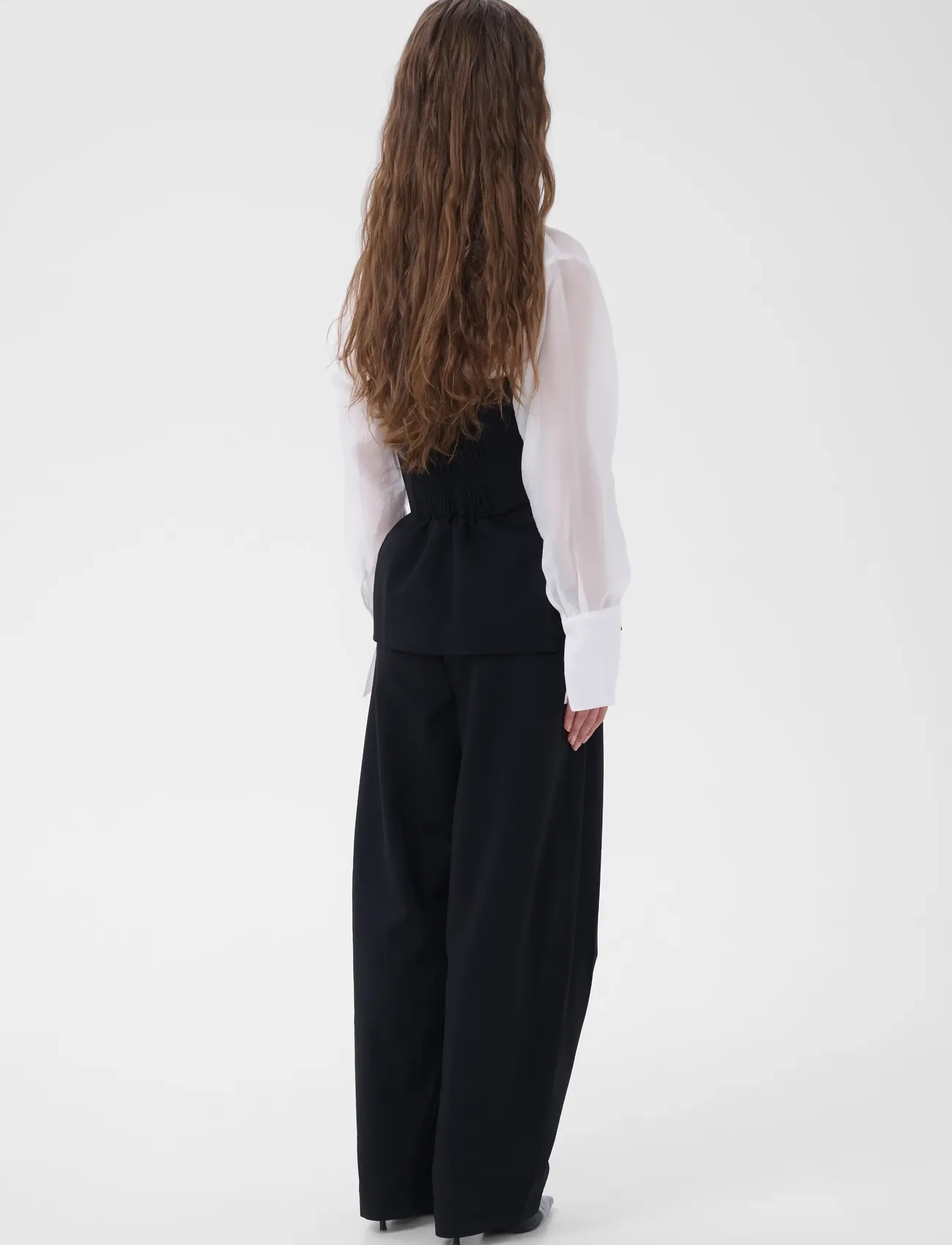 My Essential Wardrobe - MWEvelina Shaped Top - black - 4