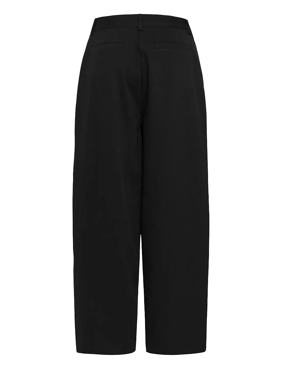 My Essential Wardrobe - MWEvelina Barrel Pants - barrel-püksid - black - 1