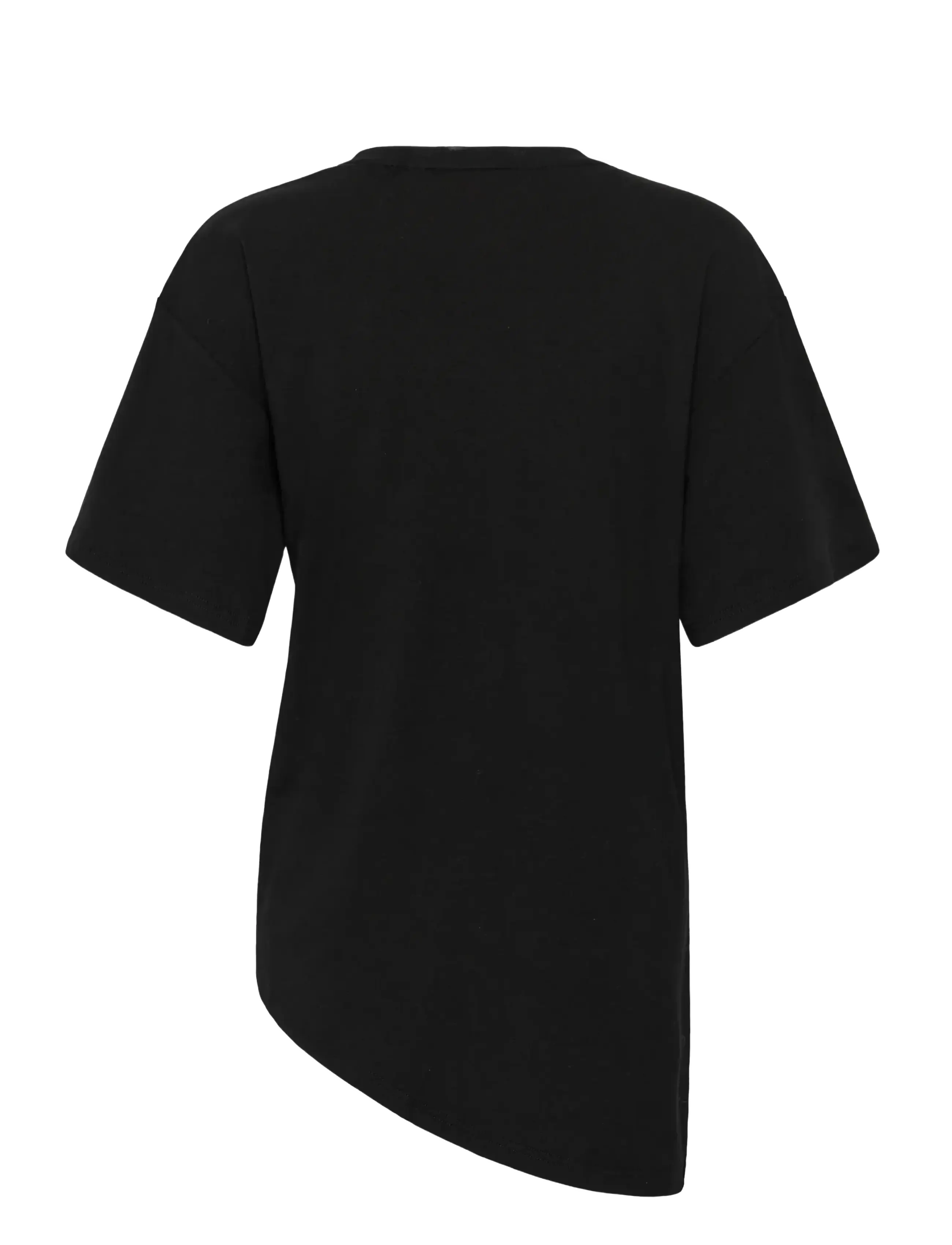 My Essential Wardrobe - MWNupti Drape Tee - black - 1