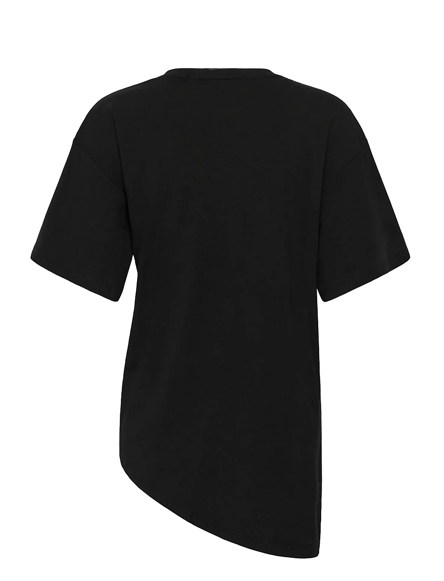 My Essential Wardrobe - MWNupti Drape Tee - t-särgid - black - 1