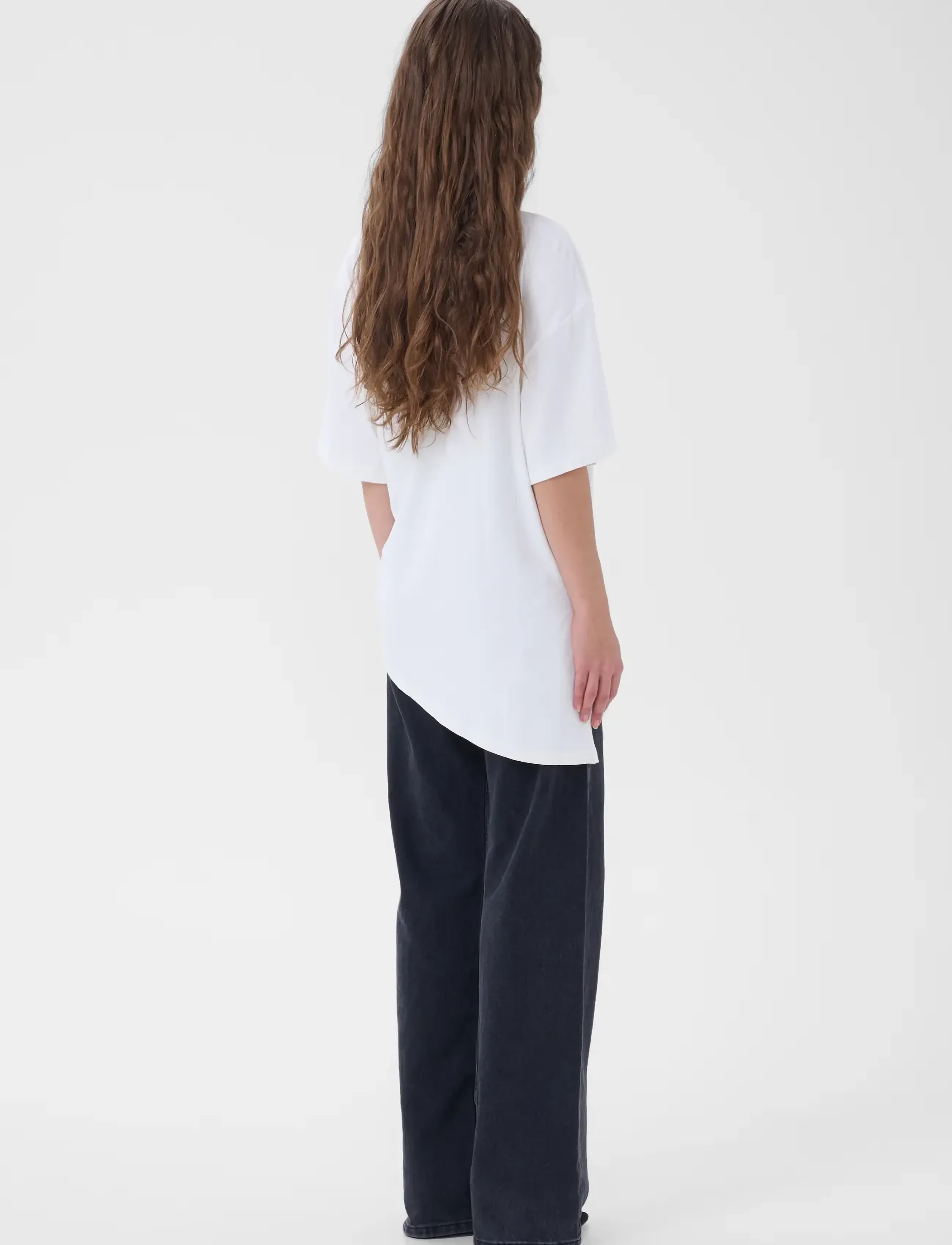 My Essential Wardrobe - MWNupti Drape Tee - snow white - 4