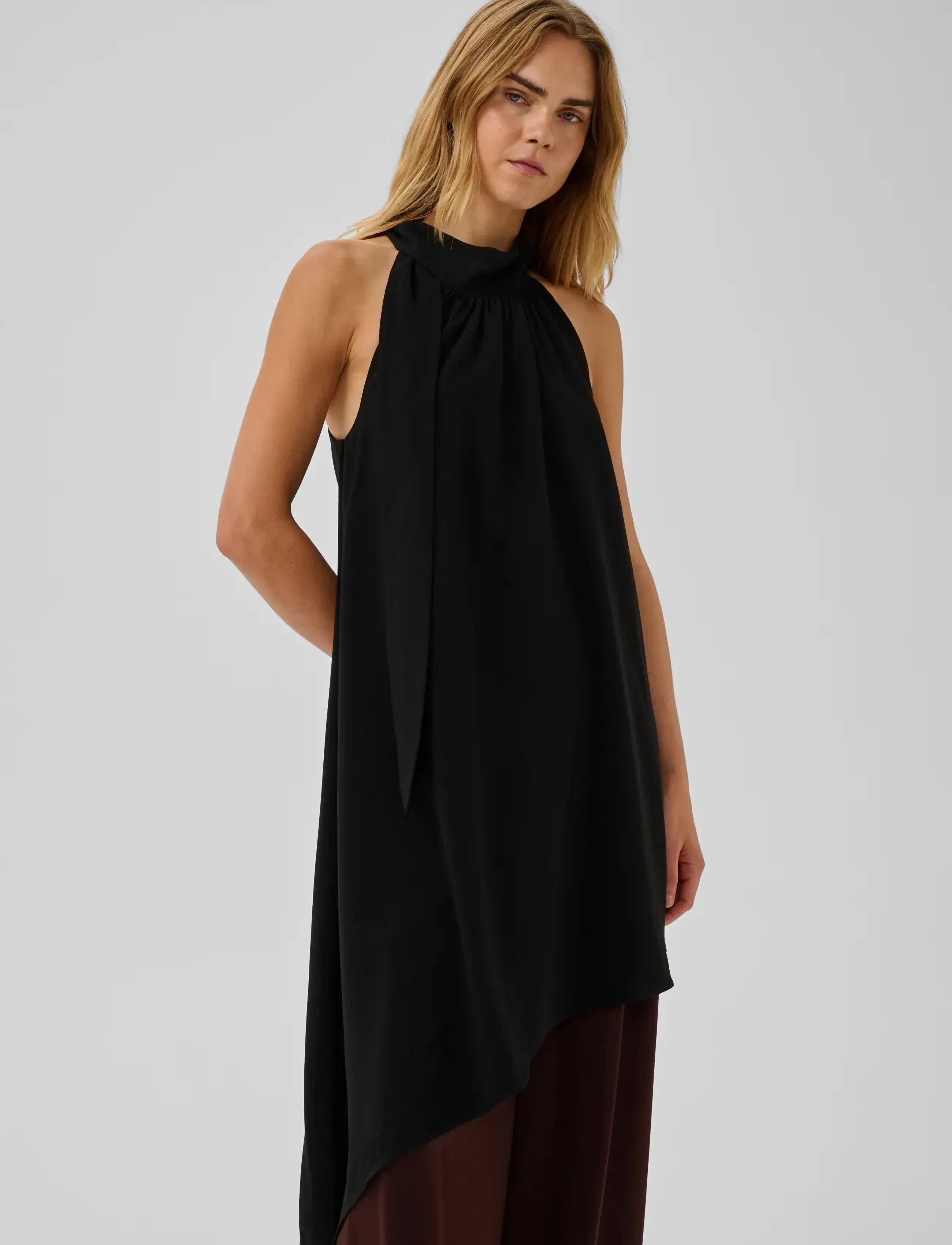 My Essential Wardrobe - MWMille Asymmetric Dress - kokteilikleidid - black - 2