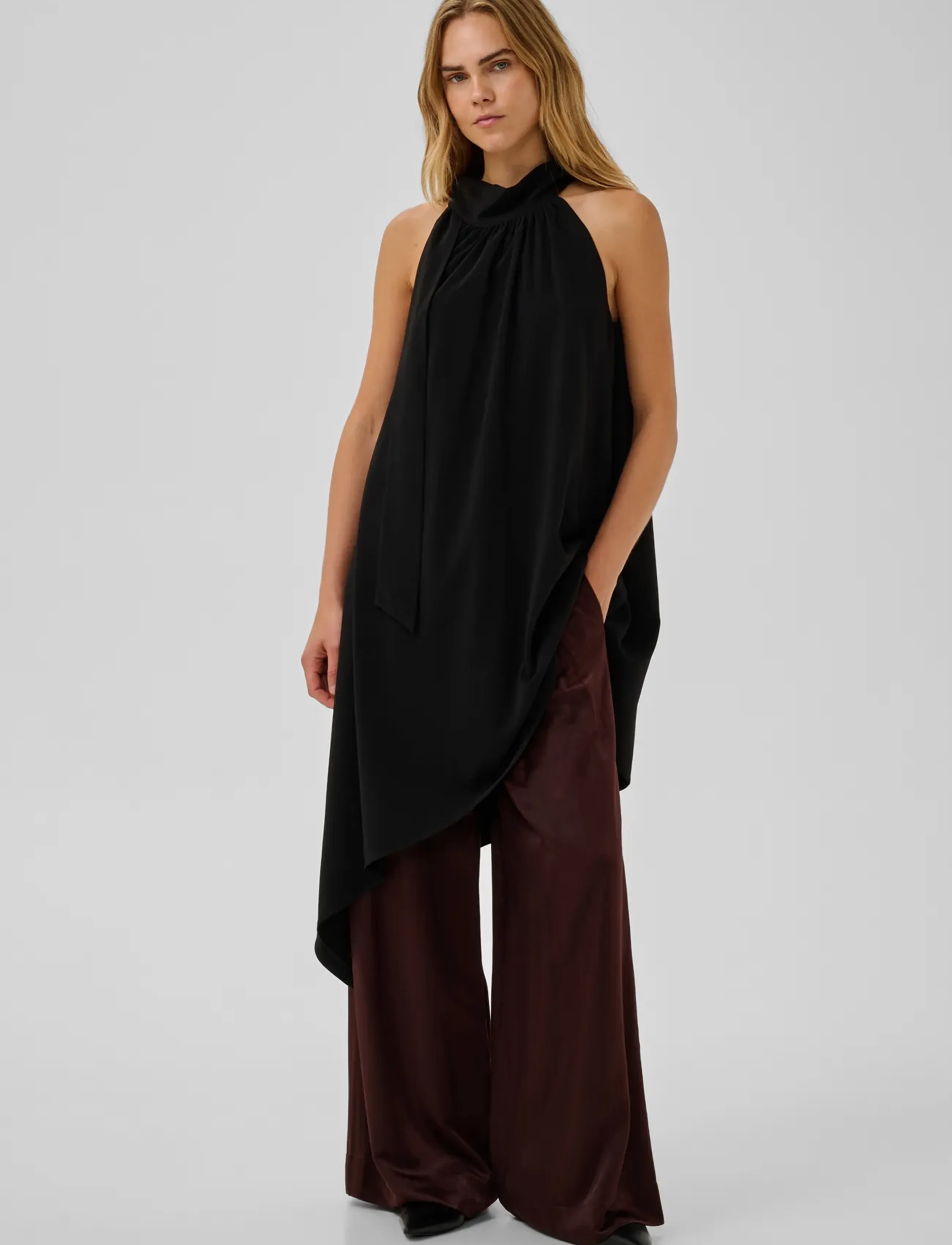 My Essential Wardrobe - MWMille Asymmetric Dress - kokteilikleidid - black - 3