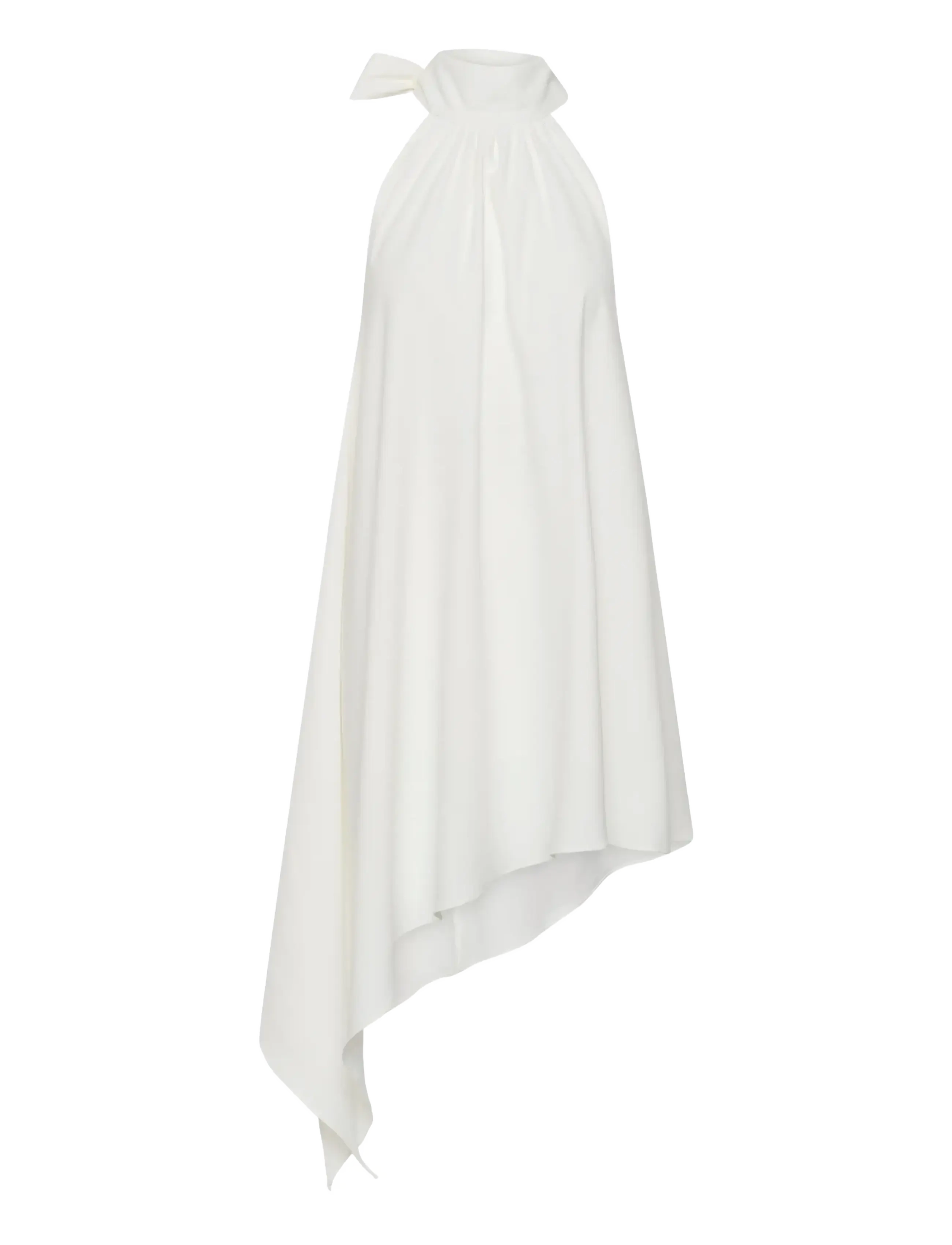 My Essential Wardrobe MWMille Asymmetric Dress - Cocktailkleider - SNOW WHITE / white