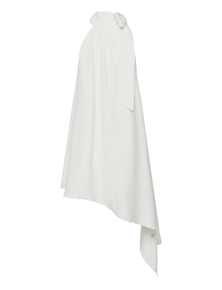 My Essential Wardrobe - MWMille Asymmetric Dress - cocktailklänningar - snow white - 1