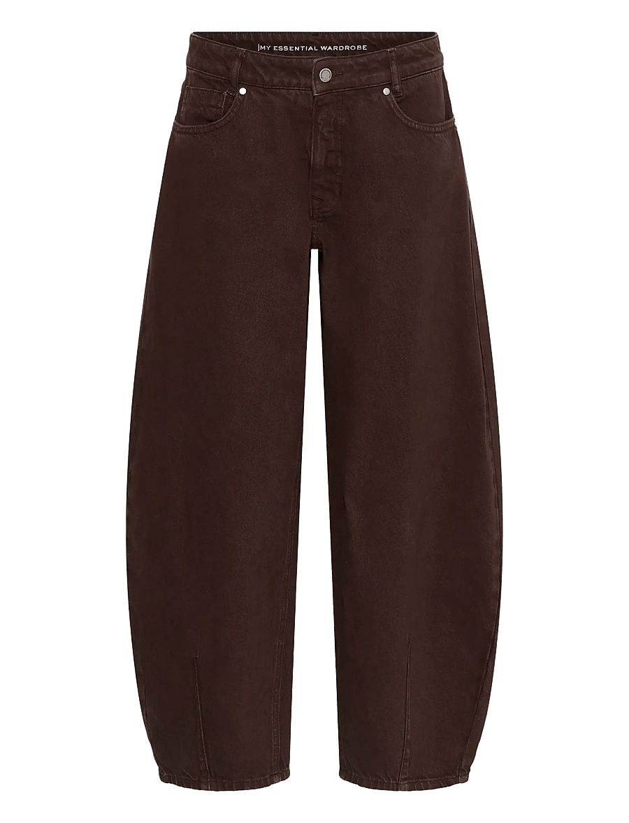 My Essential Wardrobe - Jeans Barrel MWLucy 175 - barrel-teksad - plum washed denim - 0