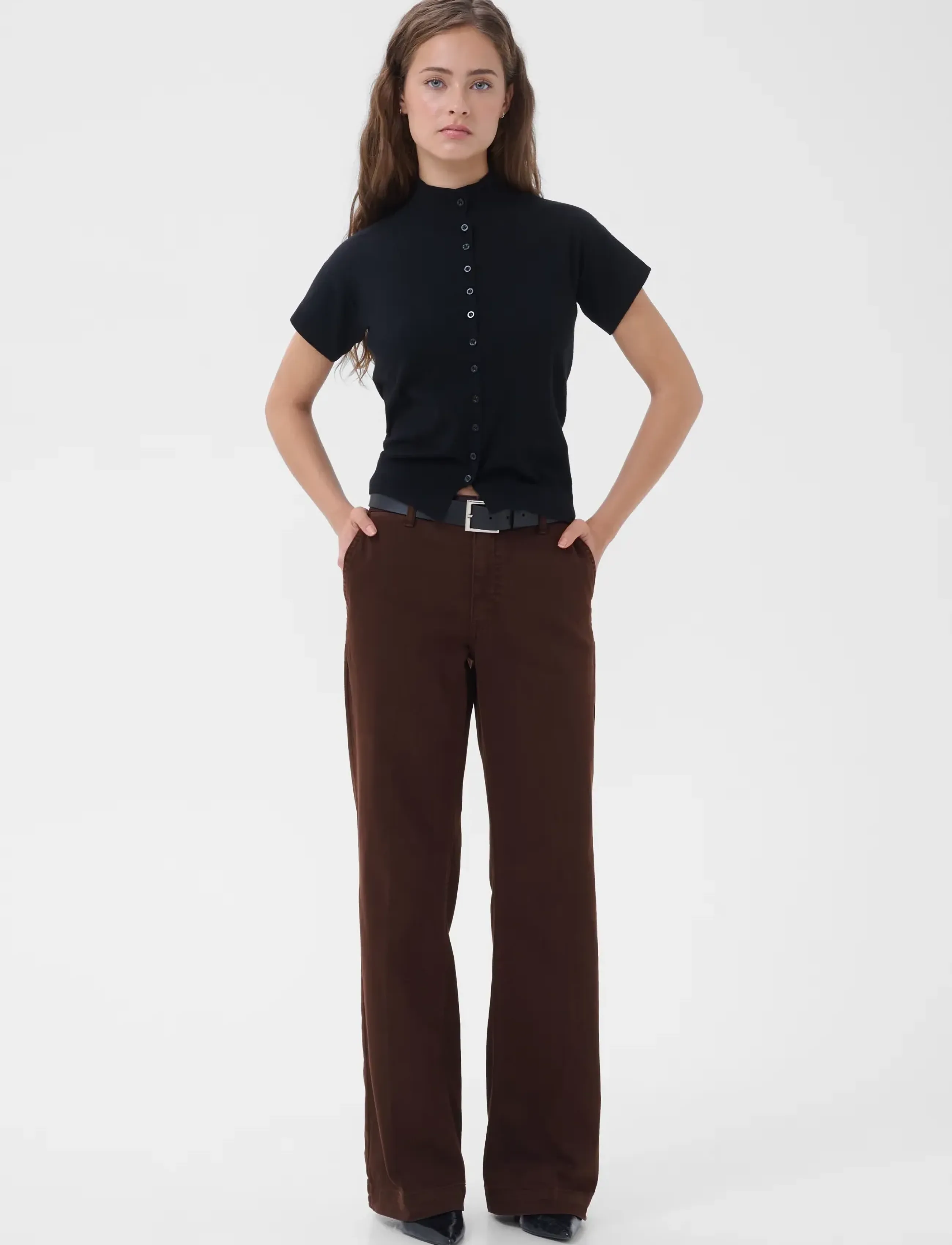 My Essential Wardrobe - Jeans Barrel MWLucy 175 - barrel-teksad - plum washed denim - 3