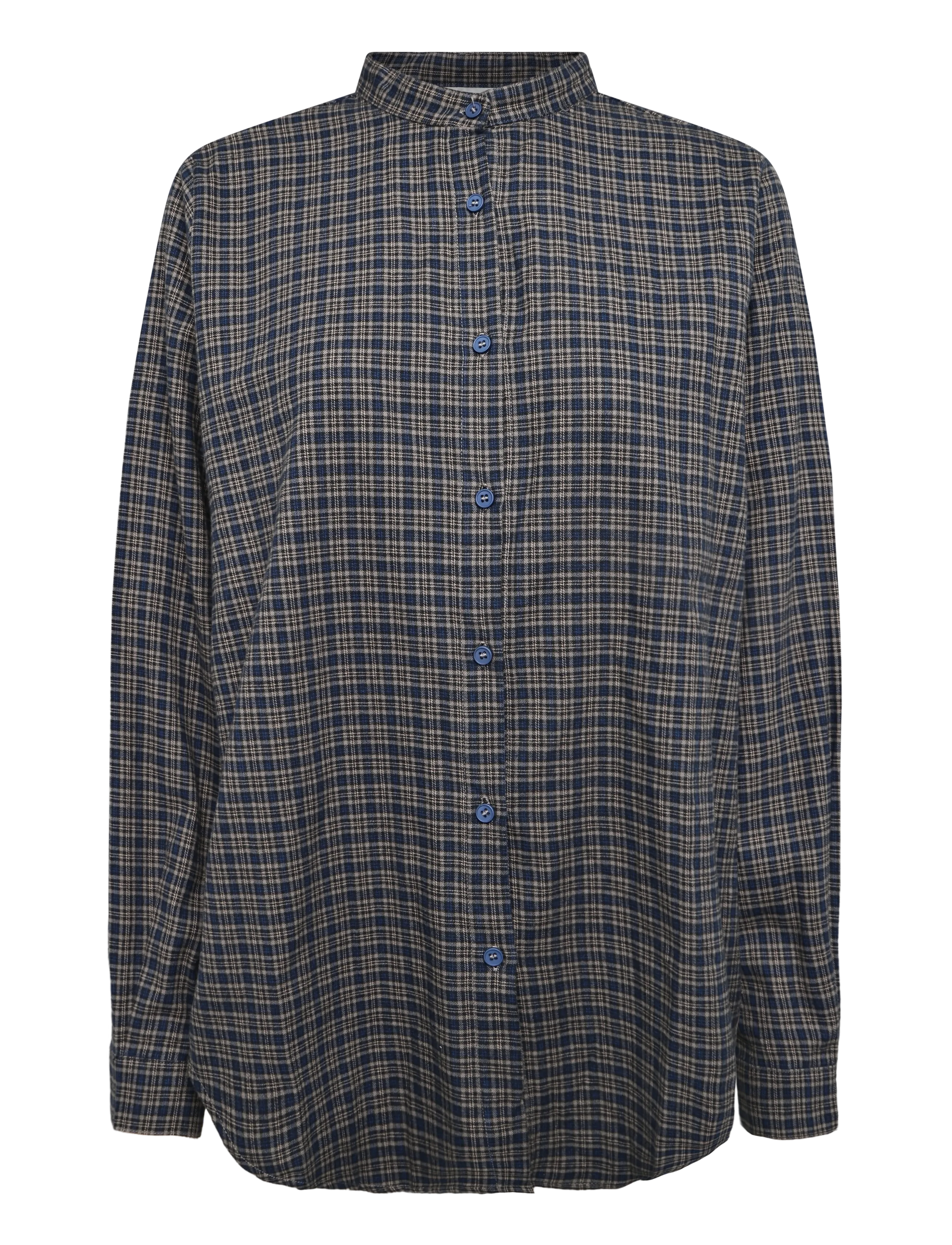 My Essential Wardrobe MWLennie Shirt - My Essential Wardrobe - DARK SAPPHIRE BLUE CHECK / navy