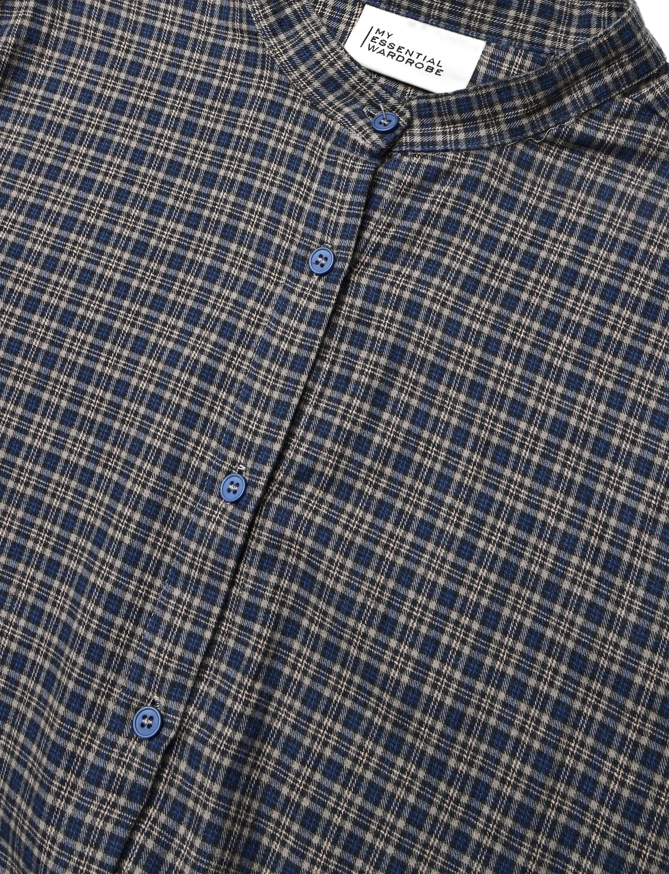 My Essential Wardrobe - MWLennie Shirt - langärmlige hemden - dark sapphire blue check - 2