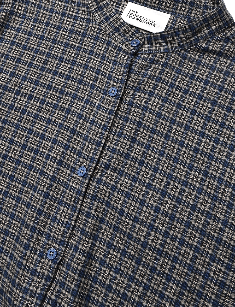 My Essential Wardrobe - MWLennie Shirt - langärmlige hemden - dark sapphire blue check - 2