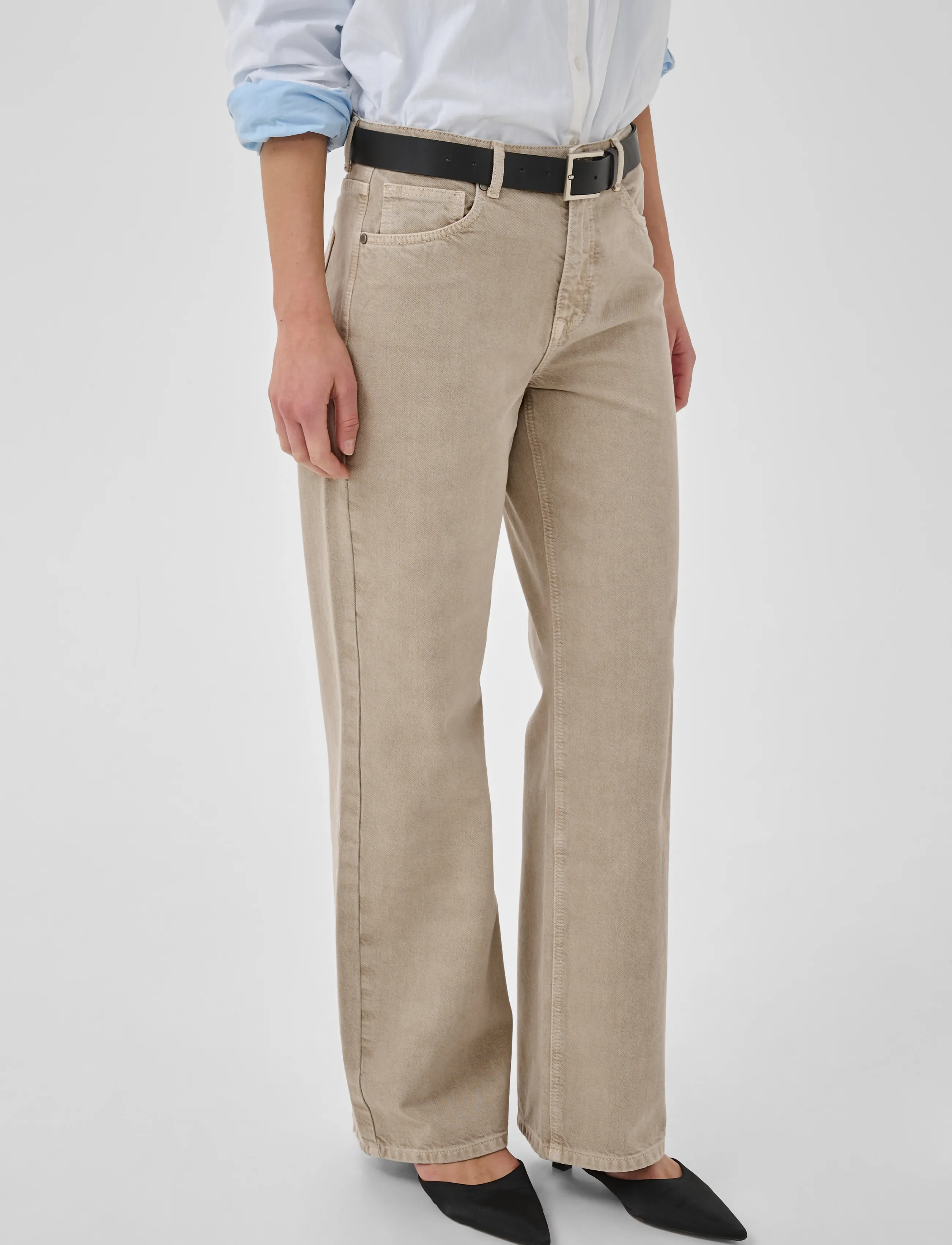 My Essential Wardrobe - MWLouis 175 High Wide - herbstersparnisse - silver sage washed - 2