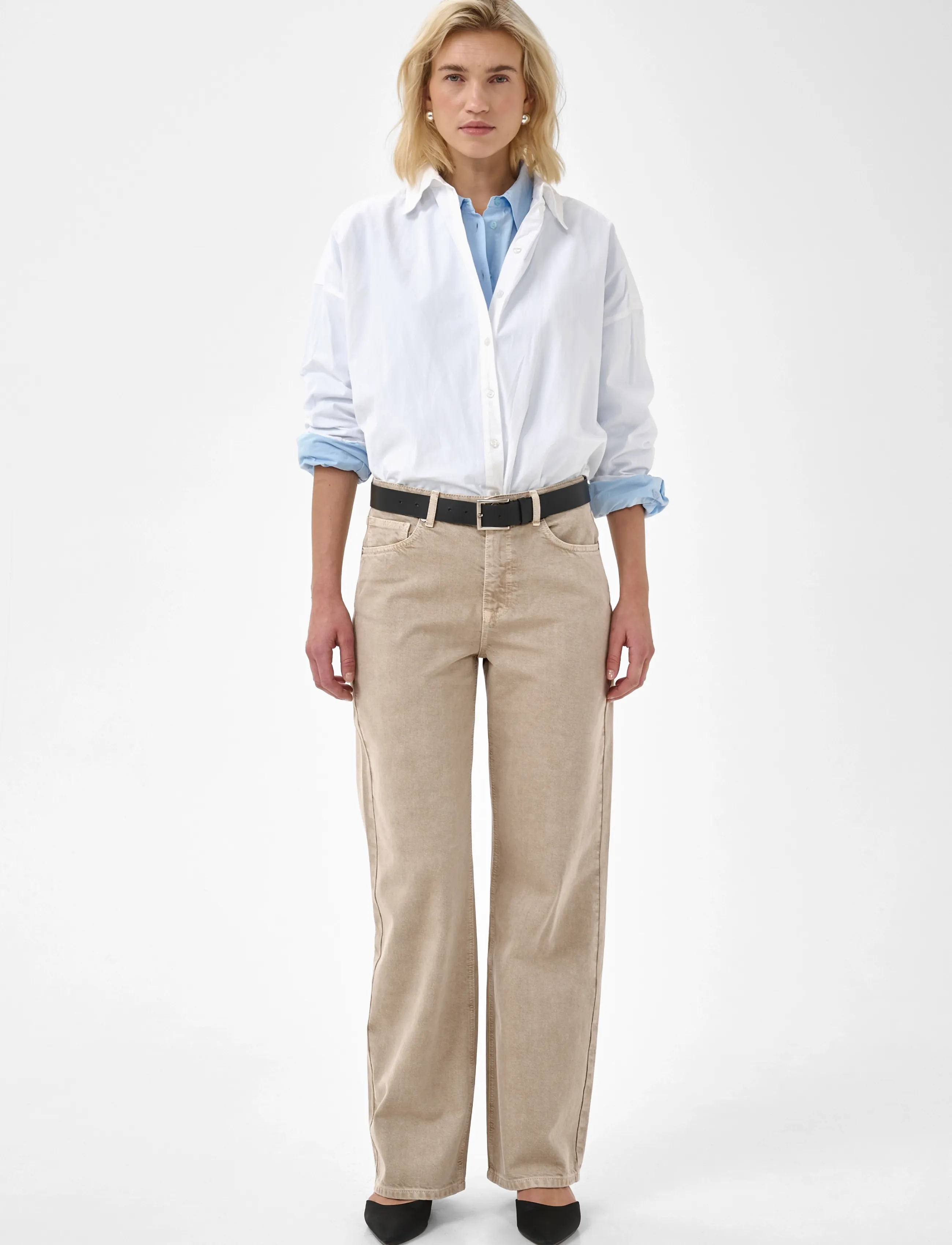 My Essential Wardrobe - MWLouis 175 High Wide - herbstersparnisse - silver sage washed - 3