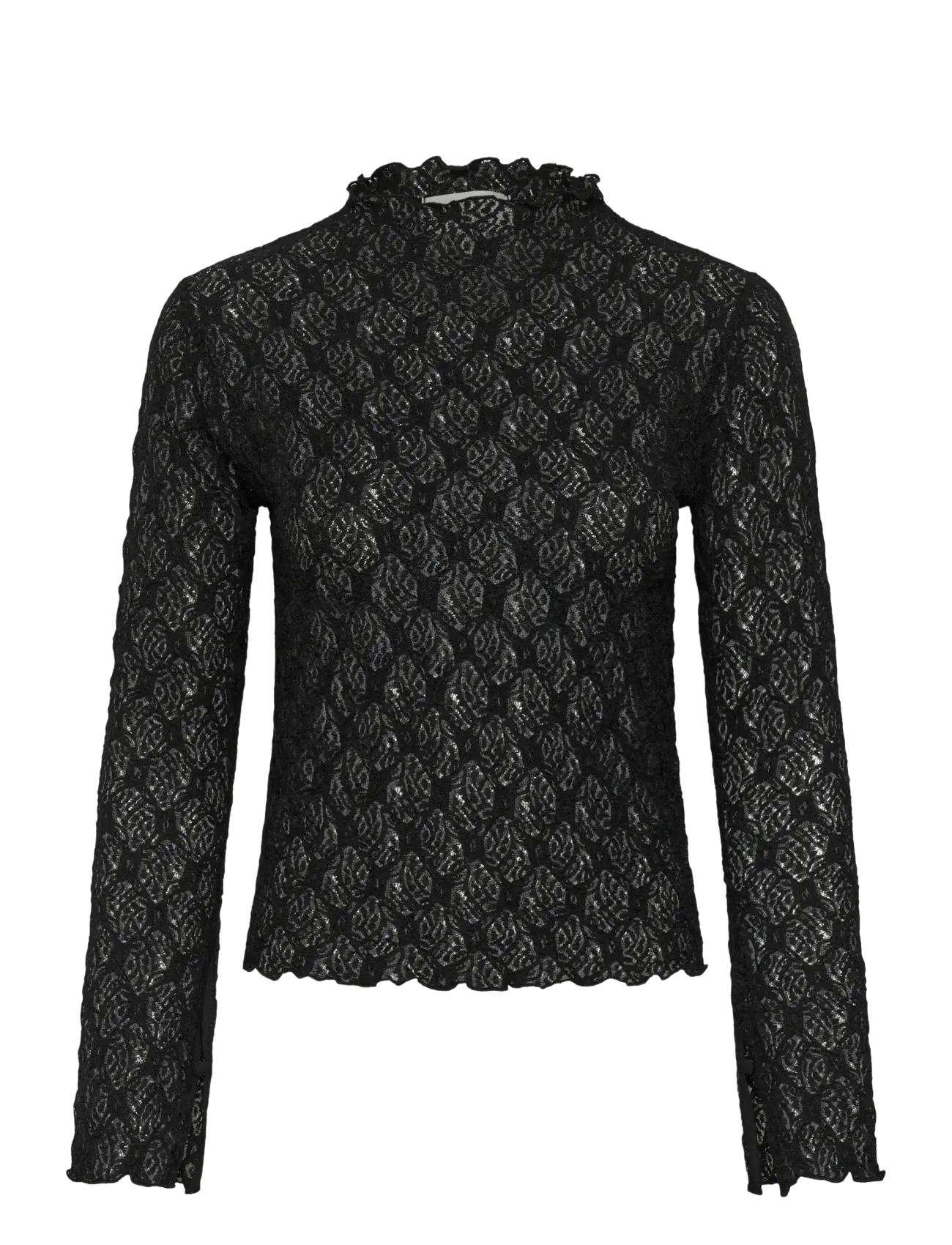 My Essential Wardrobe MWEtta Turtleneck Blouse - Blusen & Hemden - BLACK / black