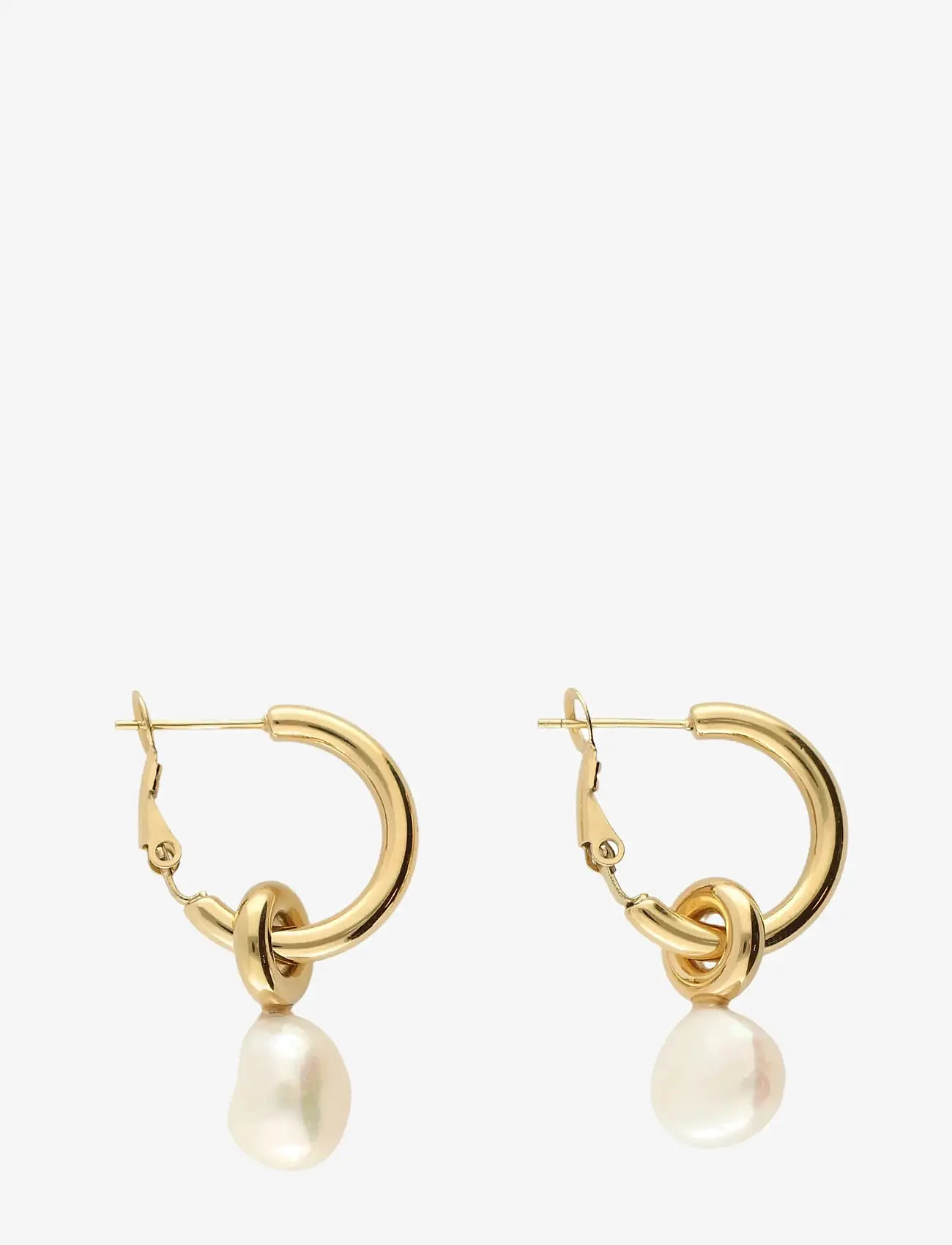 My Jewellery - Earrings with pearl - pearl earrings - gold - 1
