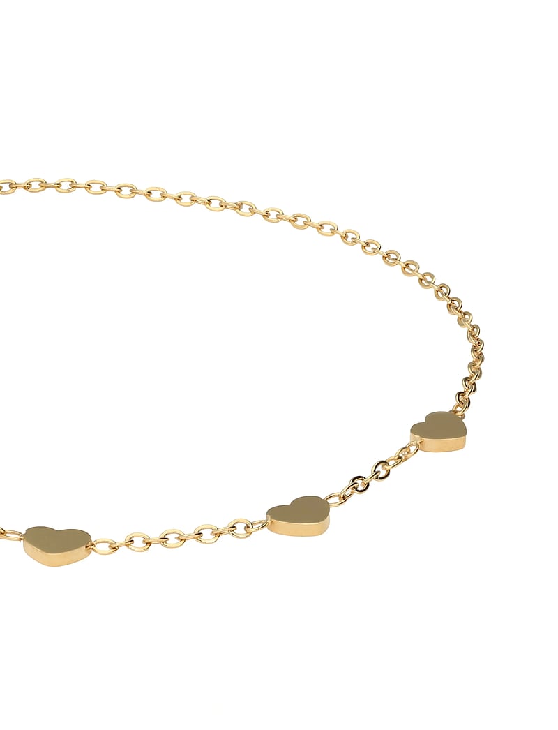 My Jewellery - Bracelet with three hearts graduation - grandininės apyrankės - gold - 2