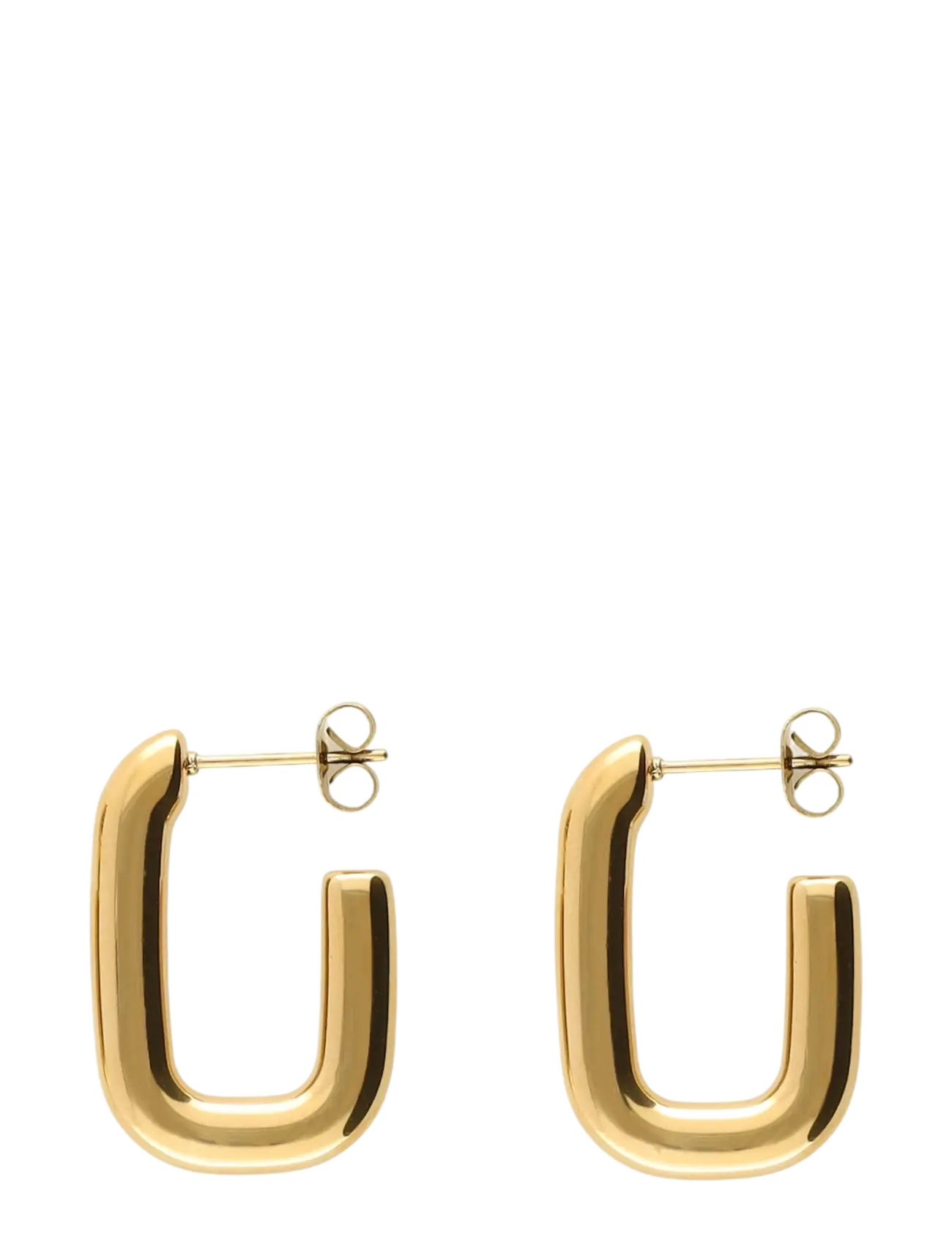 My Jewellery Earrings Rectangular, One Size, Earrings, Gold - Hoops, Frauen
