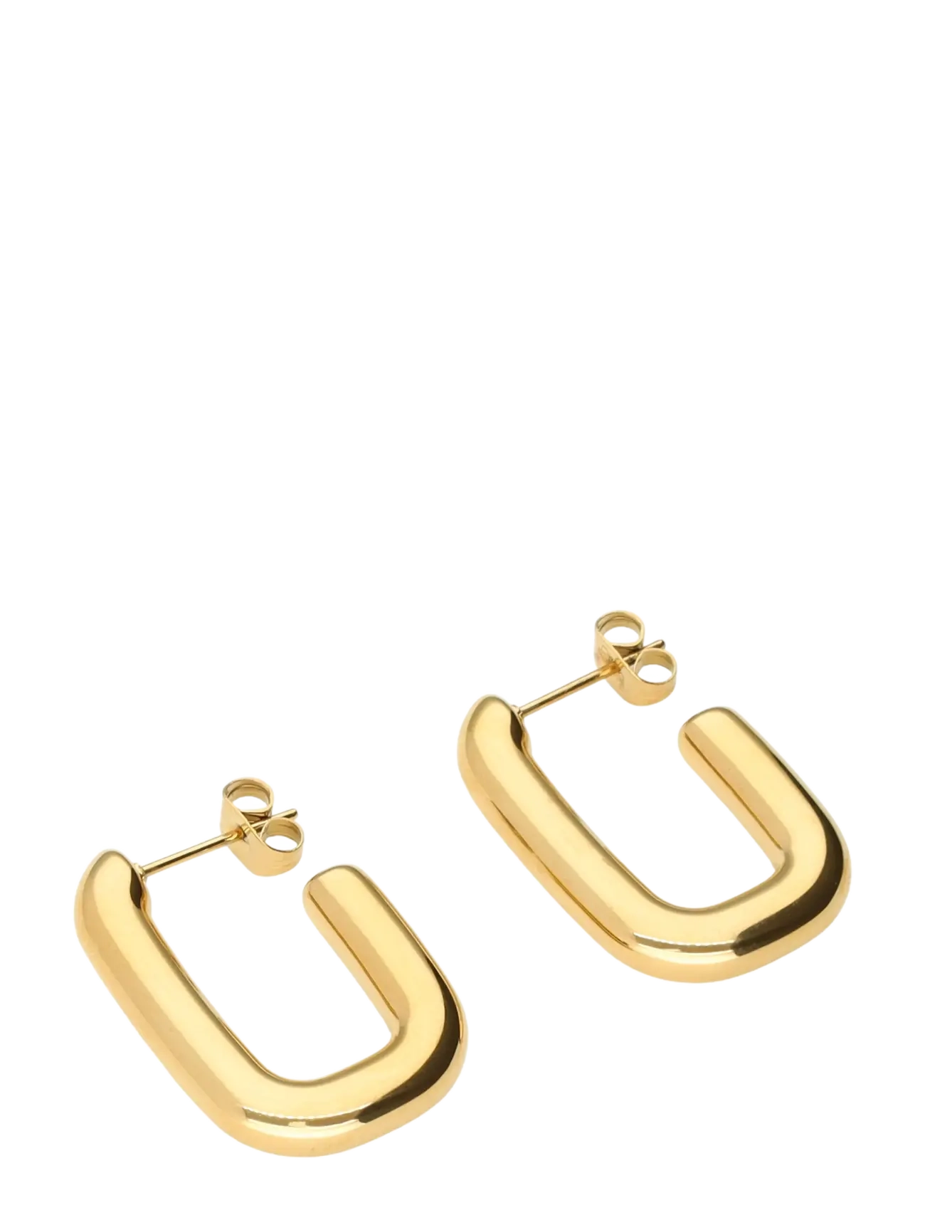 My Jewellery - Earrings rectangular - hoops - gold - 1