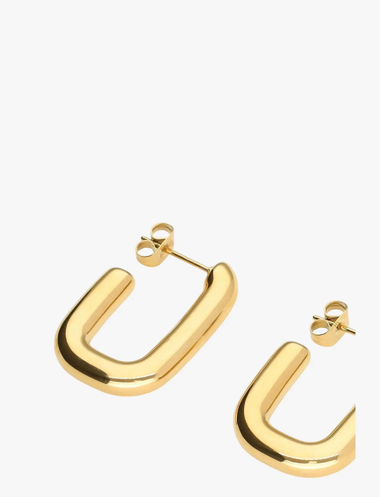 My Jewellery - Earrings rectangular - creoler & hoops - gold - 2