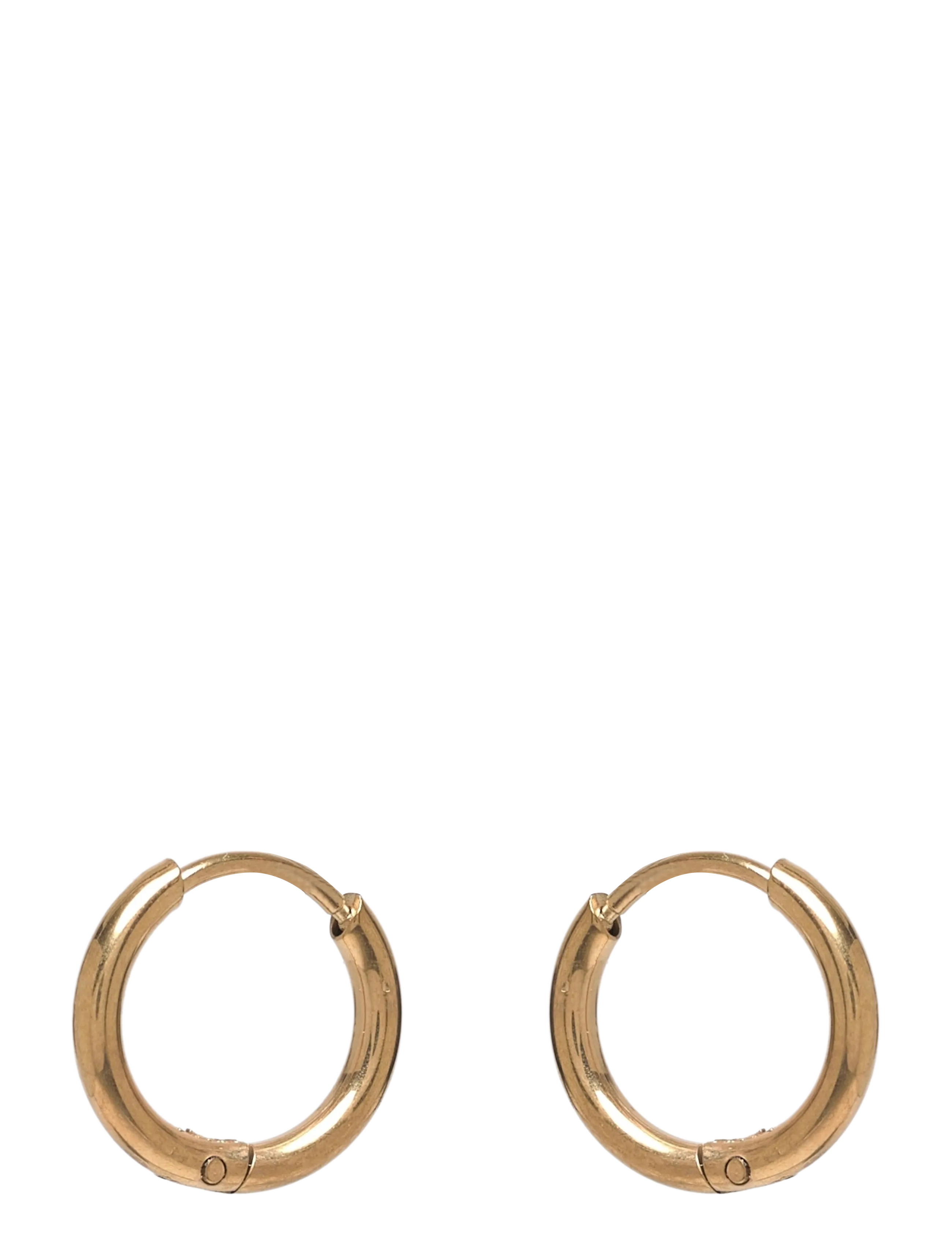 My Jewellery Earrings Basic 0.9 Cm, One Size, Earrings, Gold - Hoops, Frauen