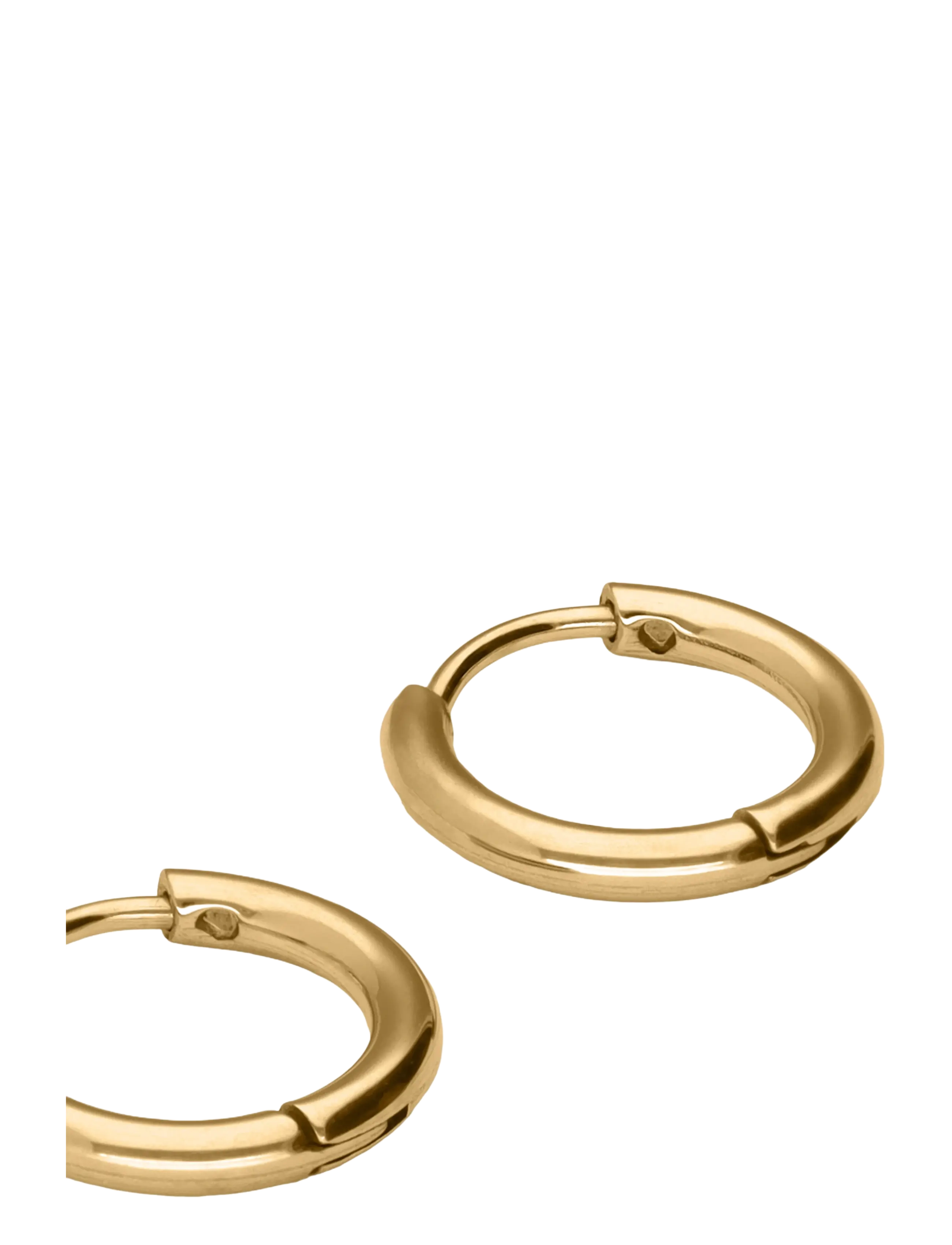 My Jewellery - Earrings basic - 0.9 cm - hoops kõrvarõngad - gold - 1