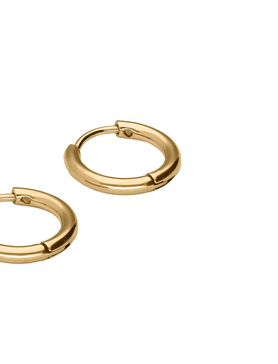 My Jewellery - Earrings basic - 0.9 cm - rõngad - gold - 3